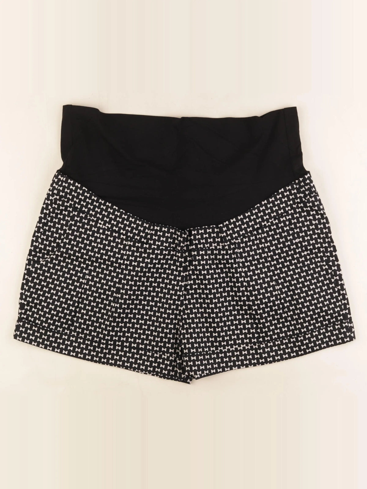 Seraphine - short grossesse noir, blanc - 46