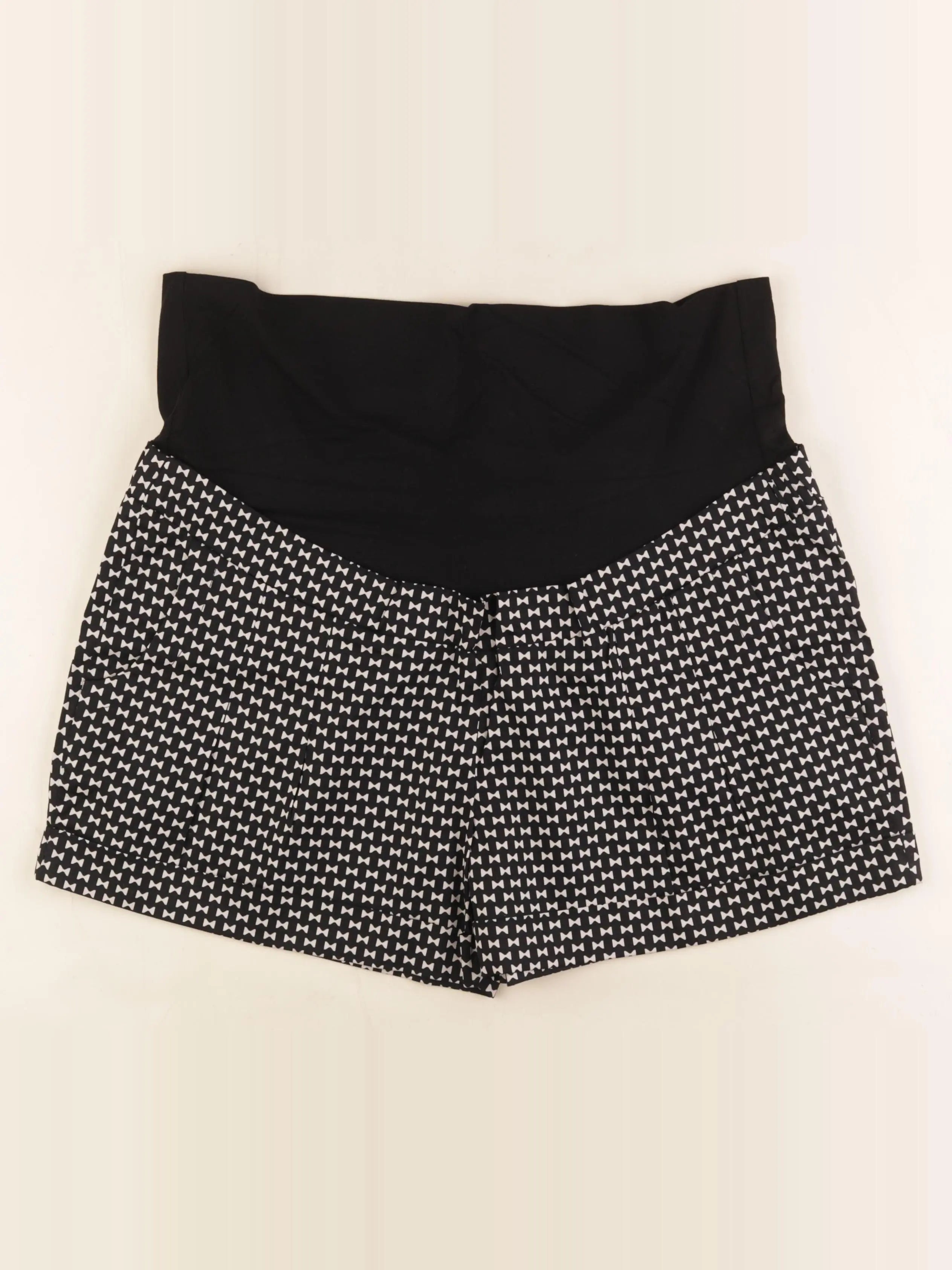 Seraphine - short grossesse noir, blanc - 46