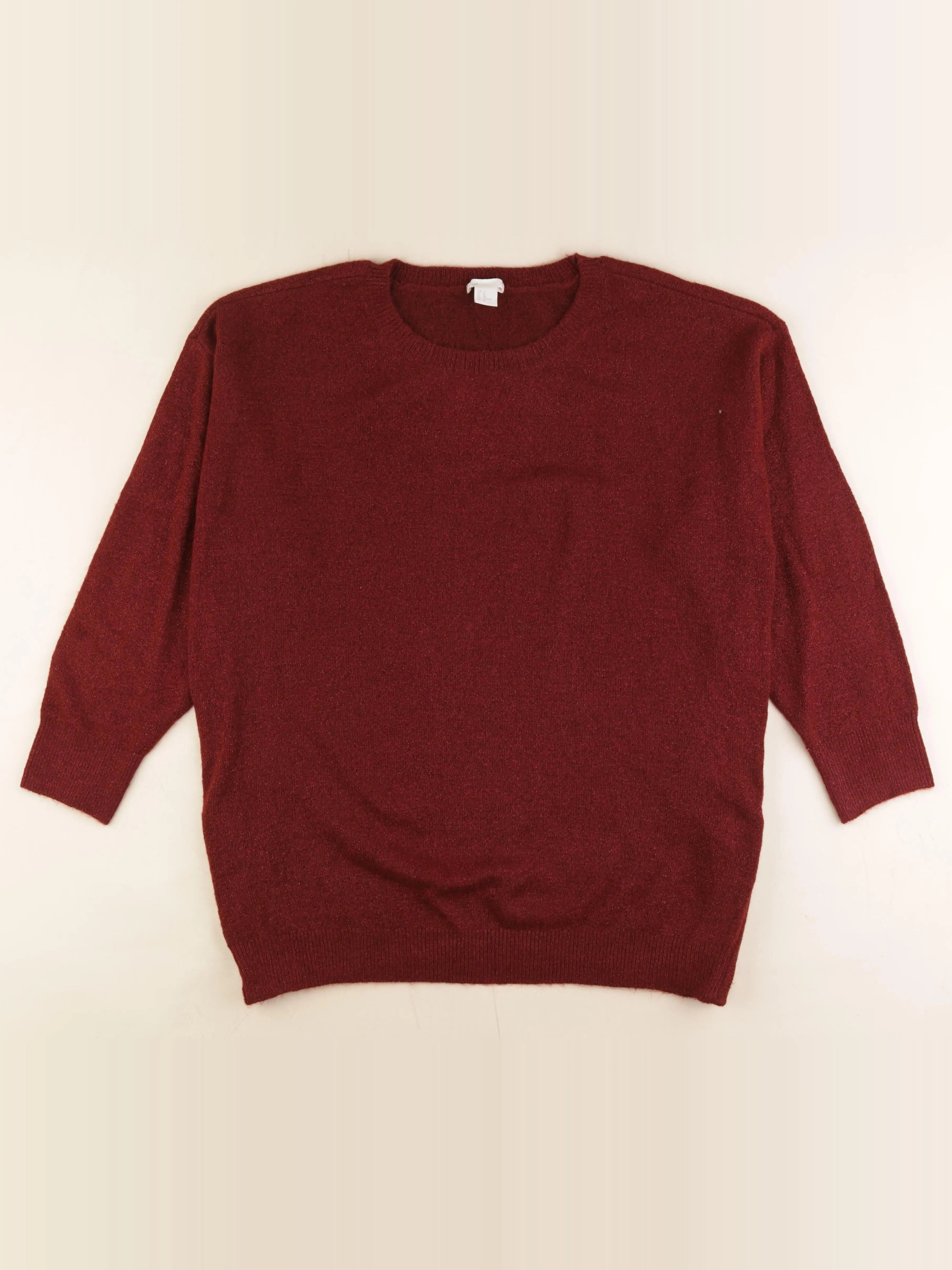 H&M - pull grossesse rouge - xl