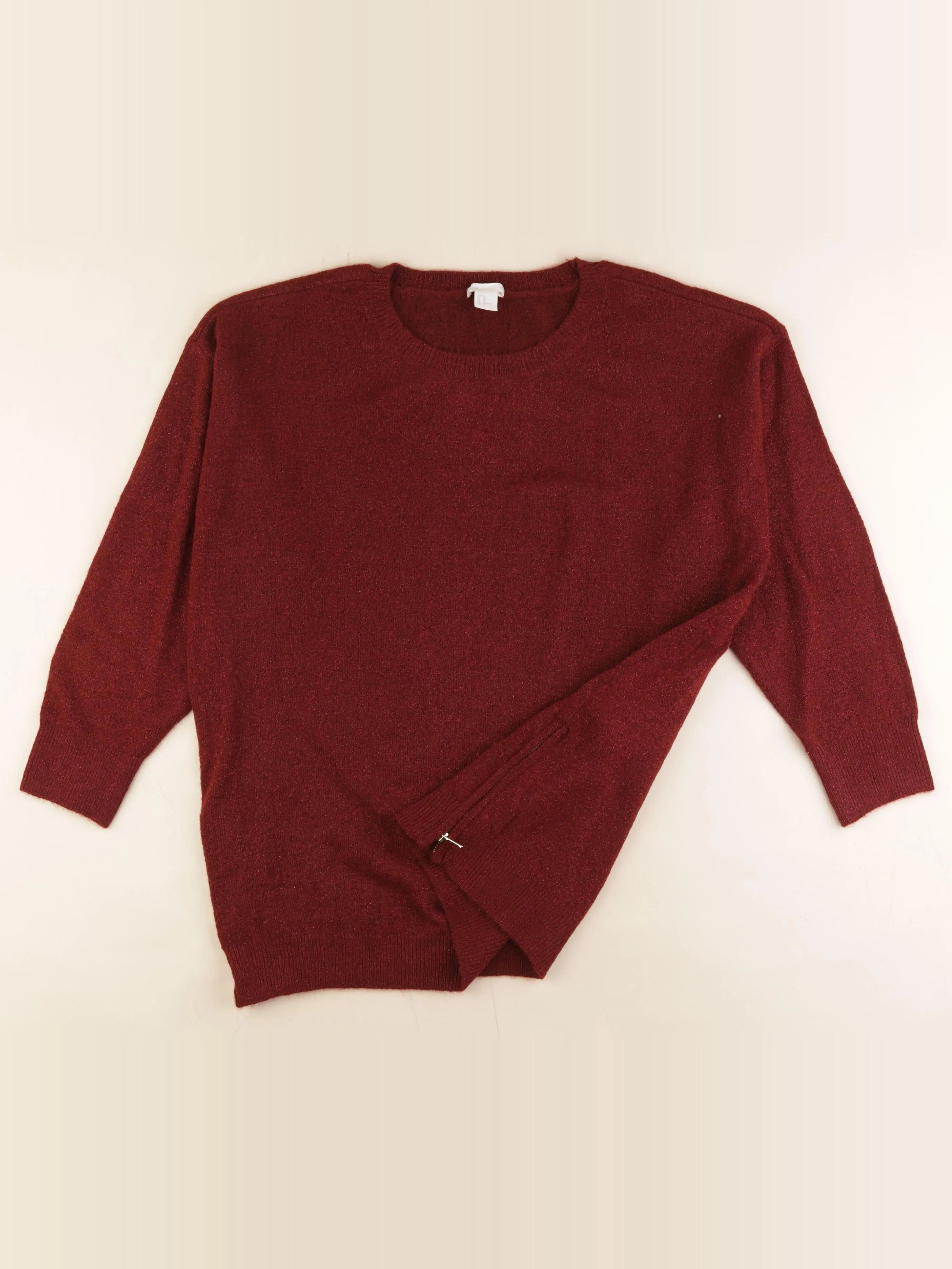 H&M - pull grossesse rouge - xl
