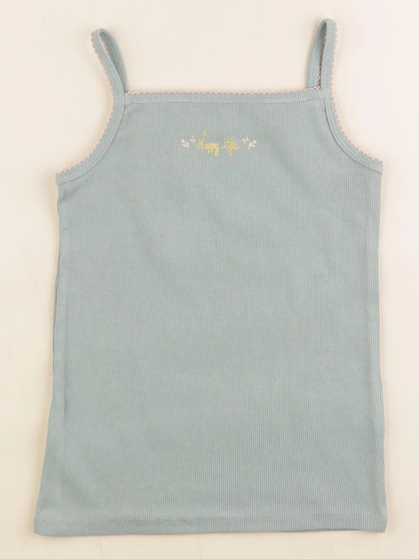 Vertbaudet - maillot de corps vert - 8 ans