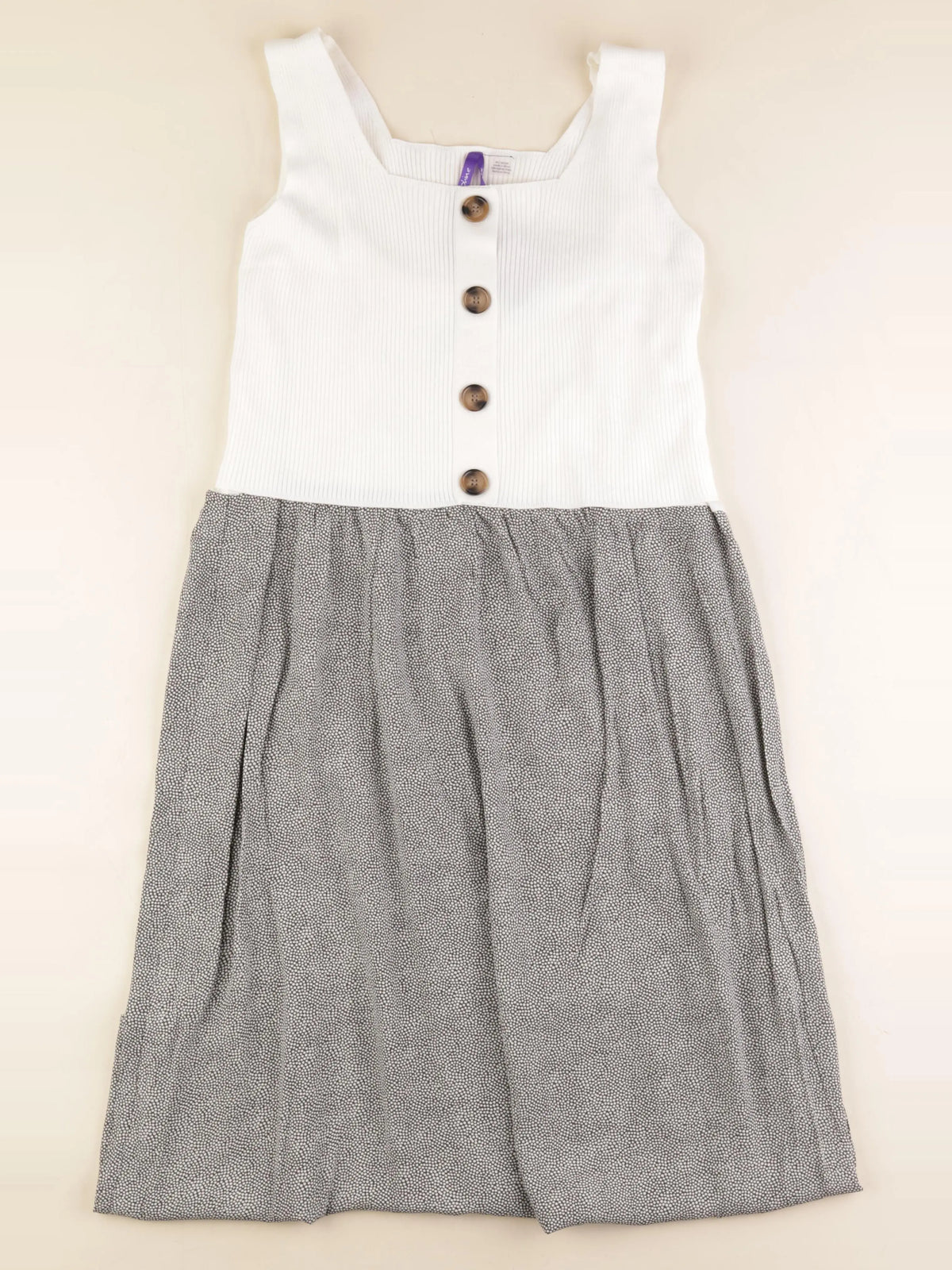 Seraphine - robe grossesse beige, gris - 48