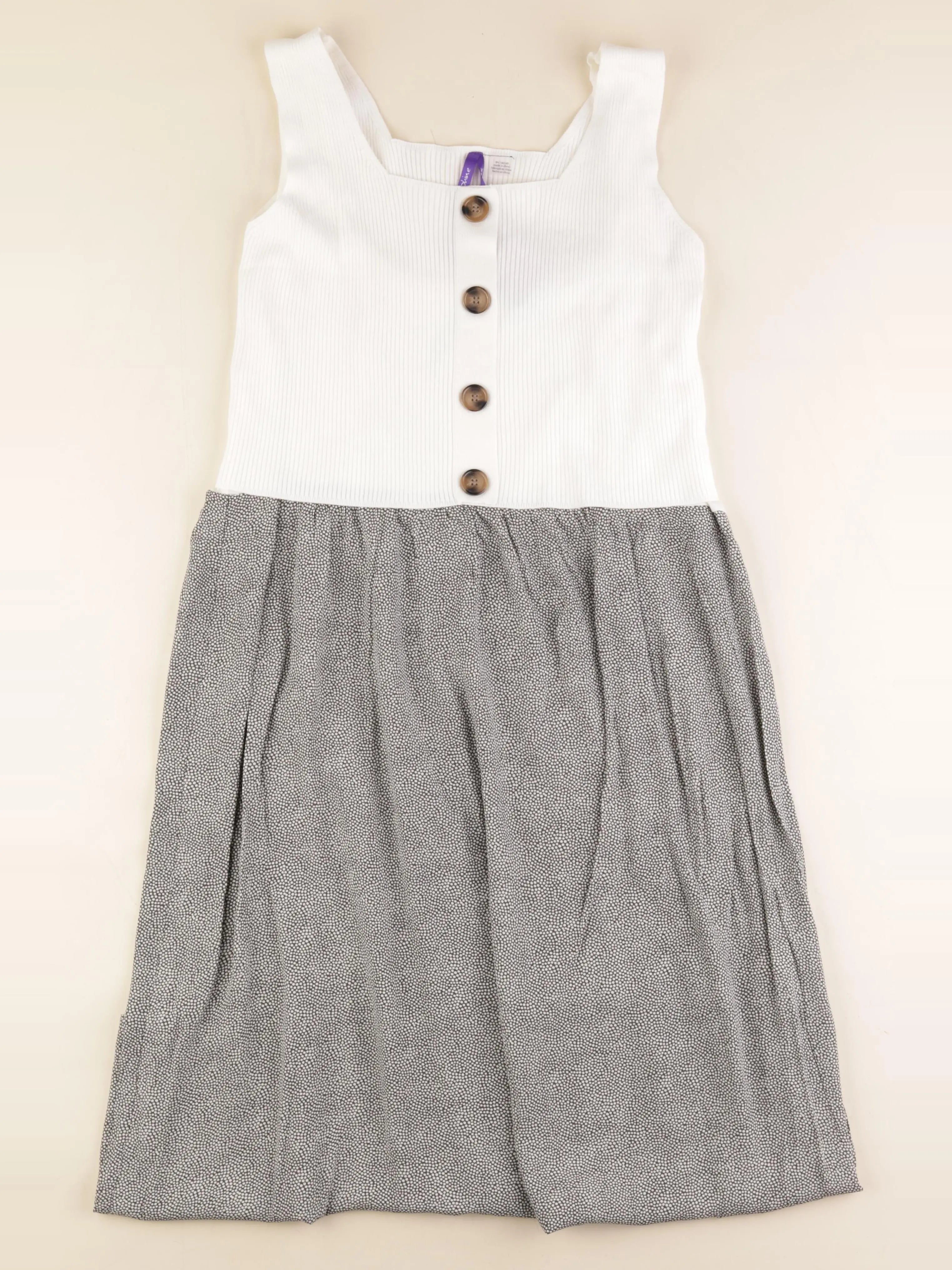 Seraphine - robe grossesse beige, gris - 48