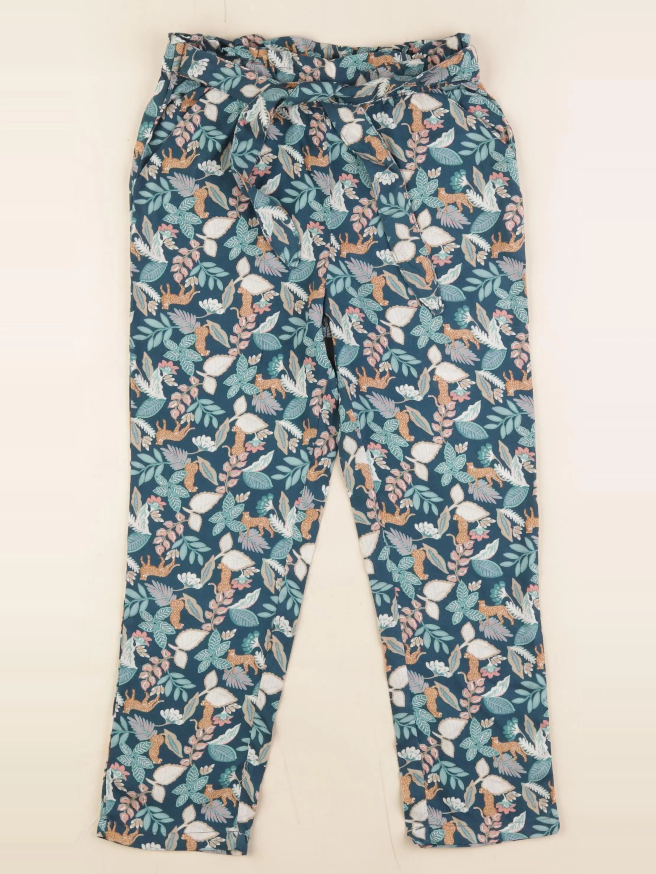 Vertbaudet - pantalon multicolore - 7 ans