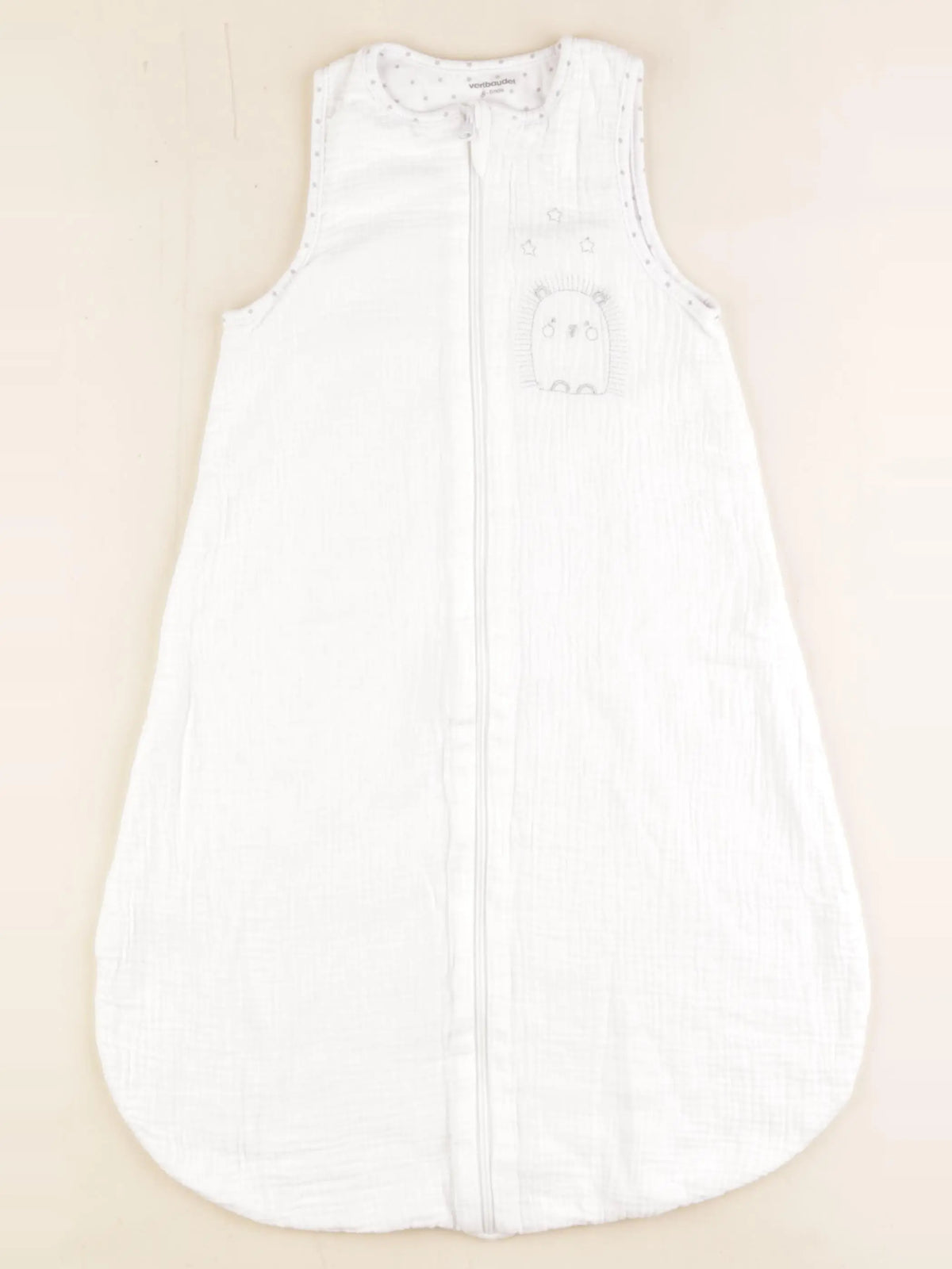 Vertbaudet - gigoteuse blanc - 0/6 mois