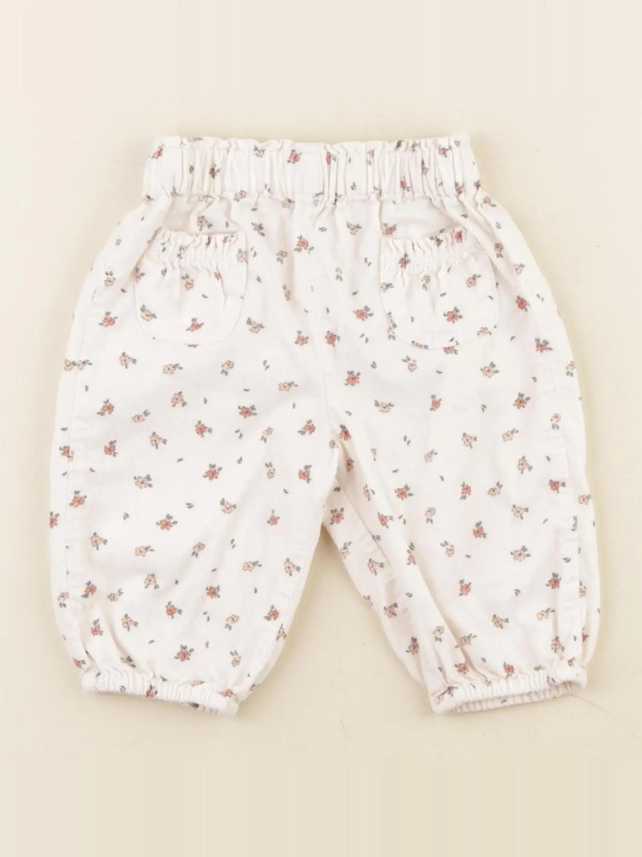 Vertbaudet - pantalon beige - 3 mois