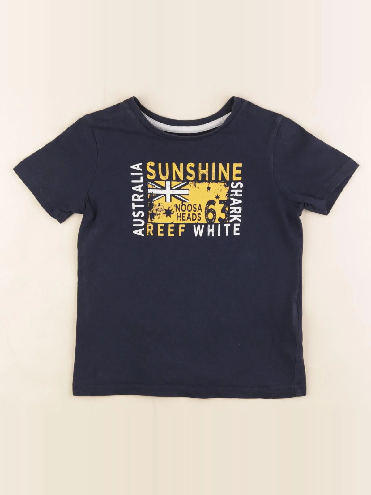 Vertbaudet - tee-shirt bleu - 4 ans