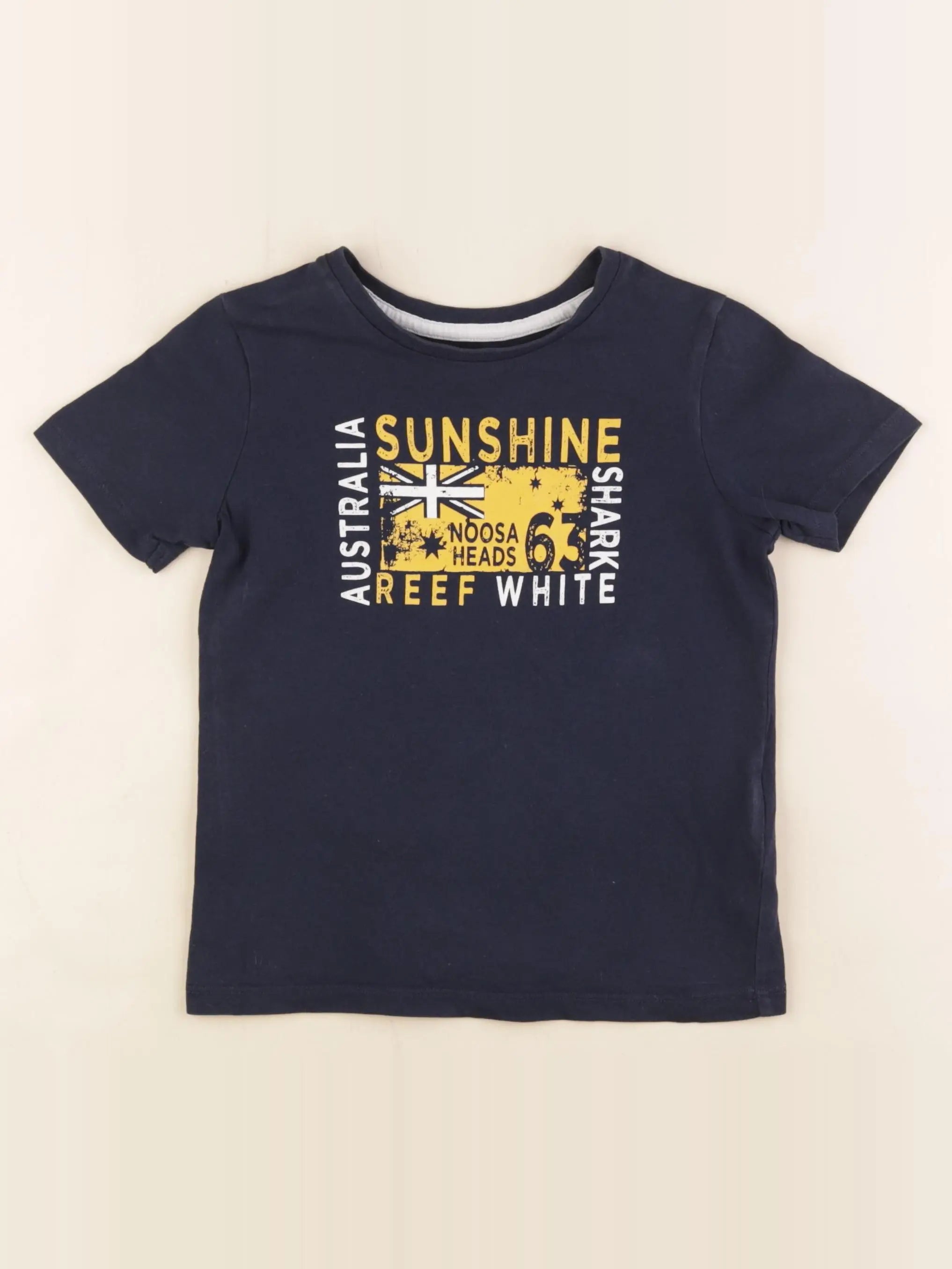 Vertbaudet - tee-shirt bleu - 4 ans