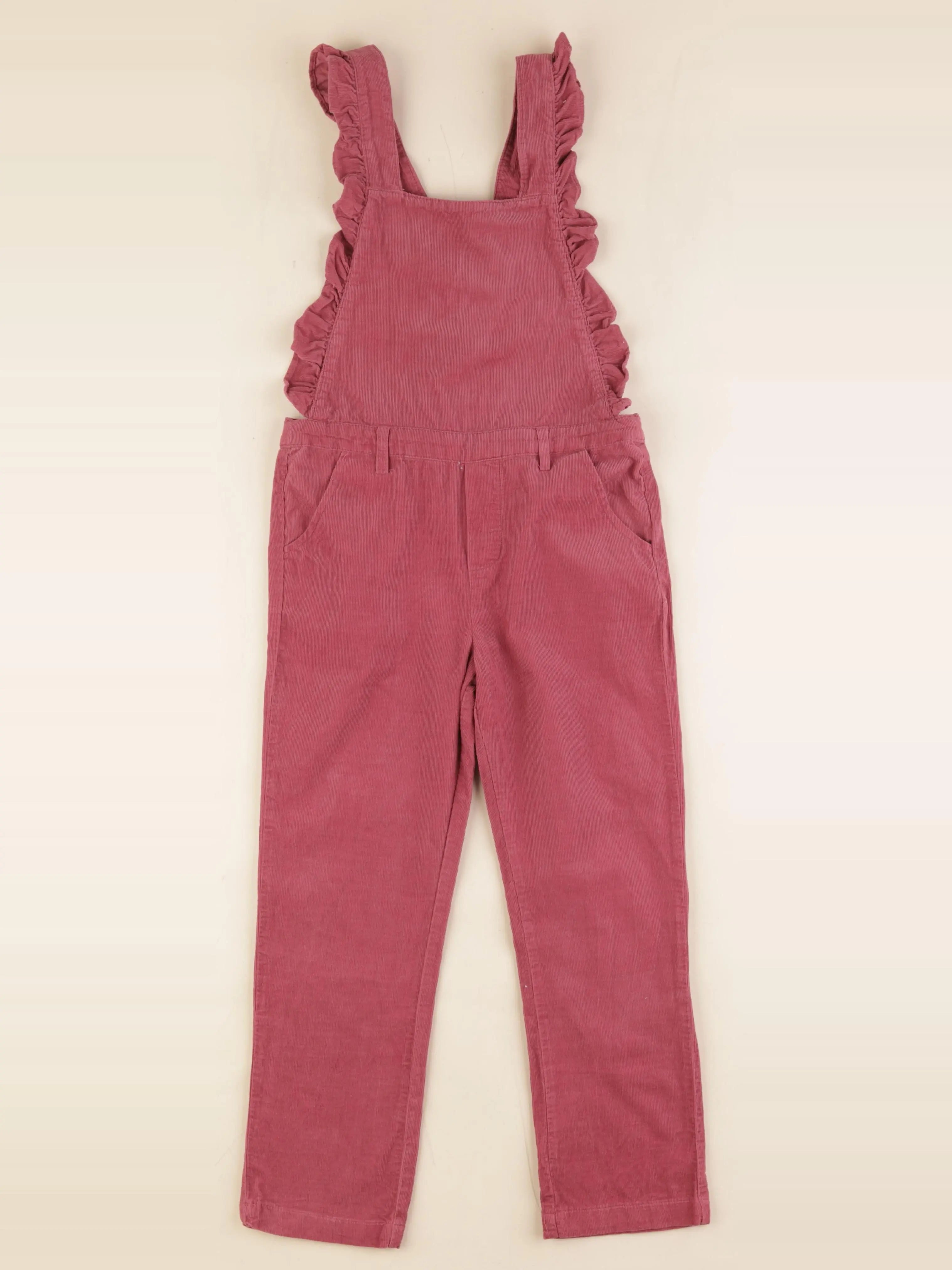 Vertbaudet - salopette rose - 7 ans
