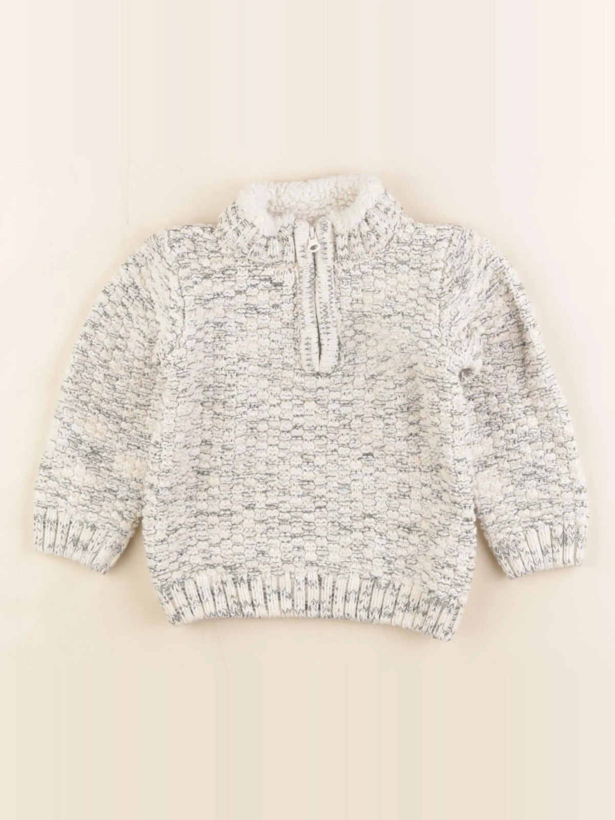 Tape à l'oeil - pull beige, vert - 18 mois