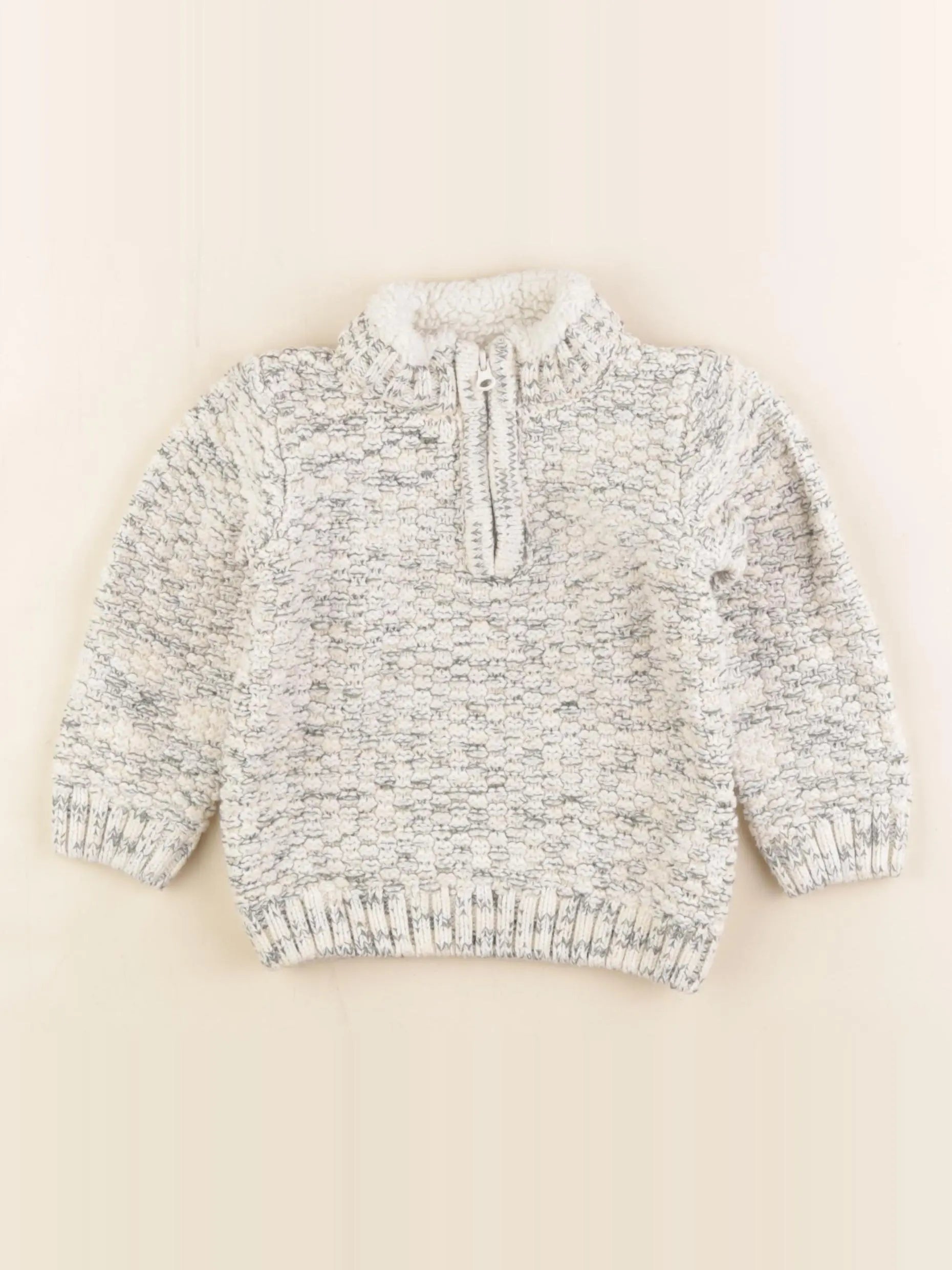 Tape à l'oeil - pull beige, vert - 18 mois