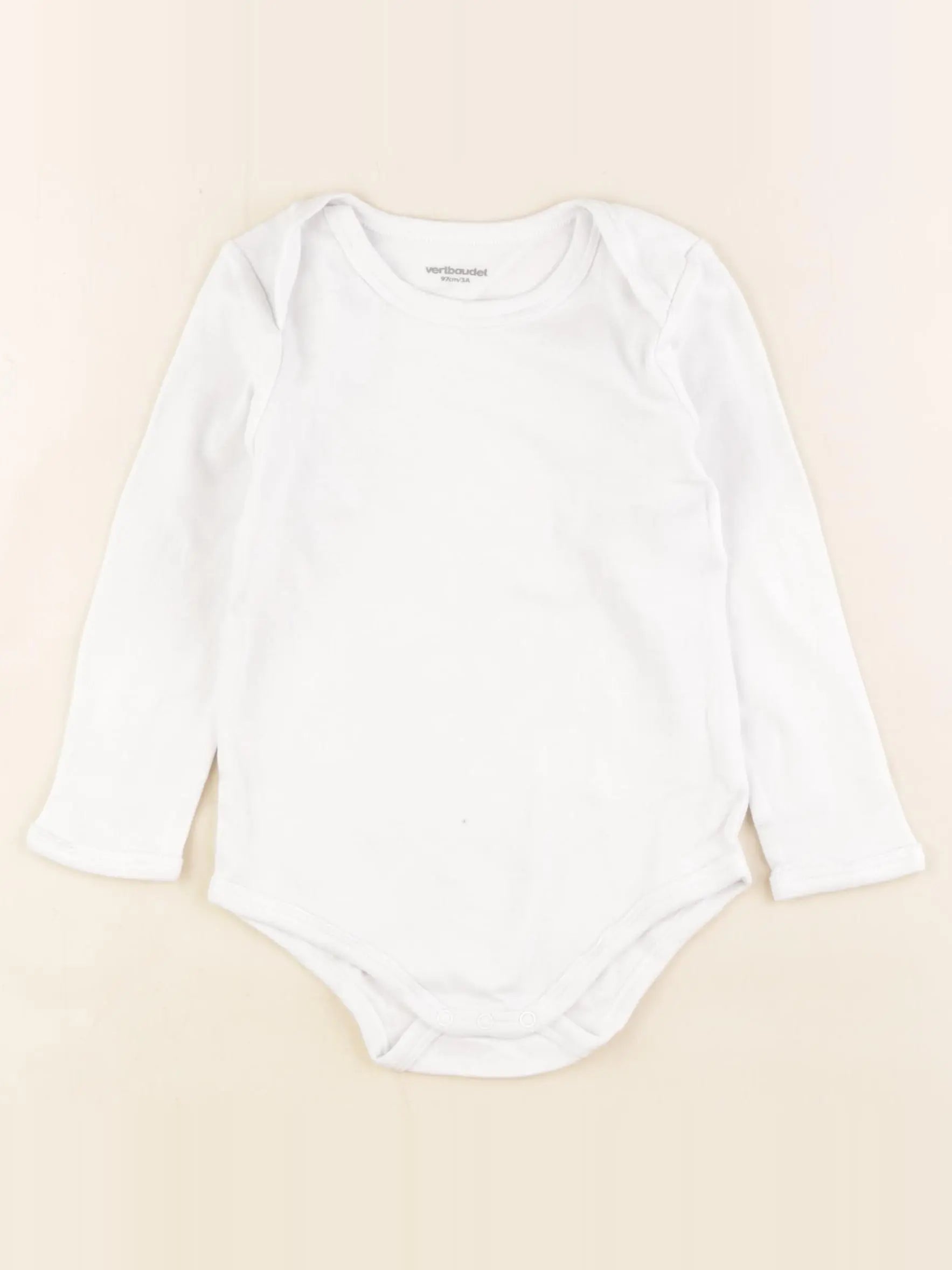 Vertbaudet - body blanc - 3 ans