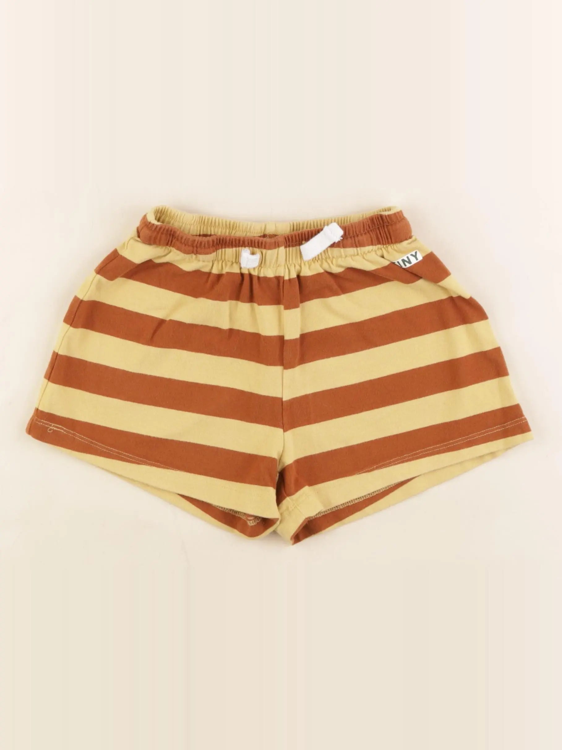 Tiny Cottons - short jaune, marron - 4 ans