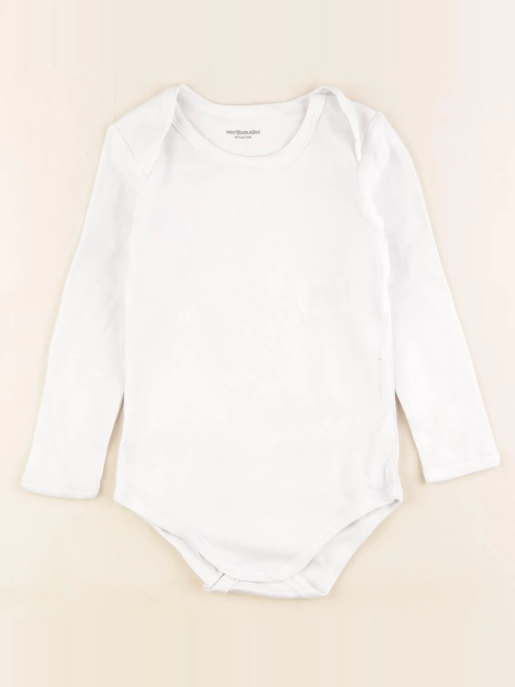 Vertbaudet - body blanc - 3 ans