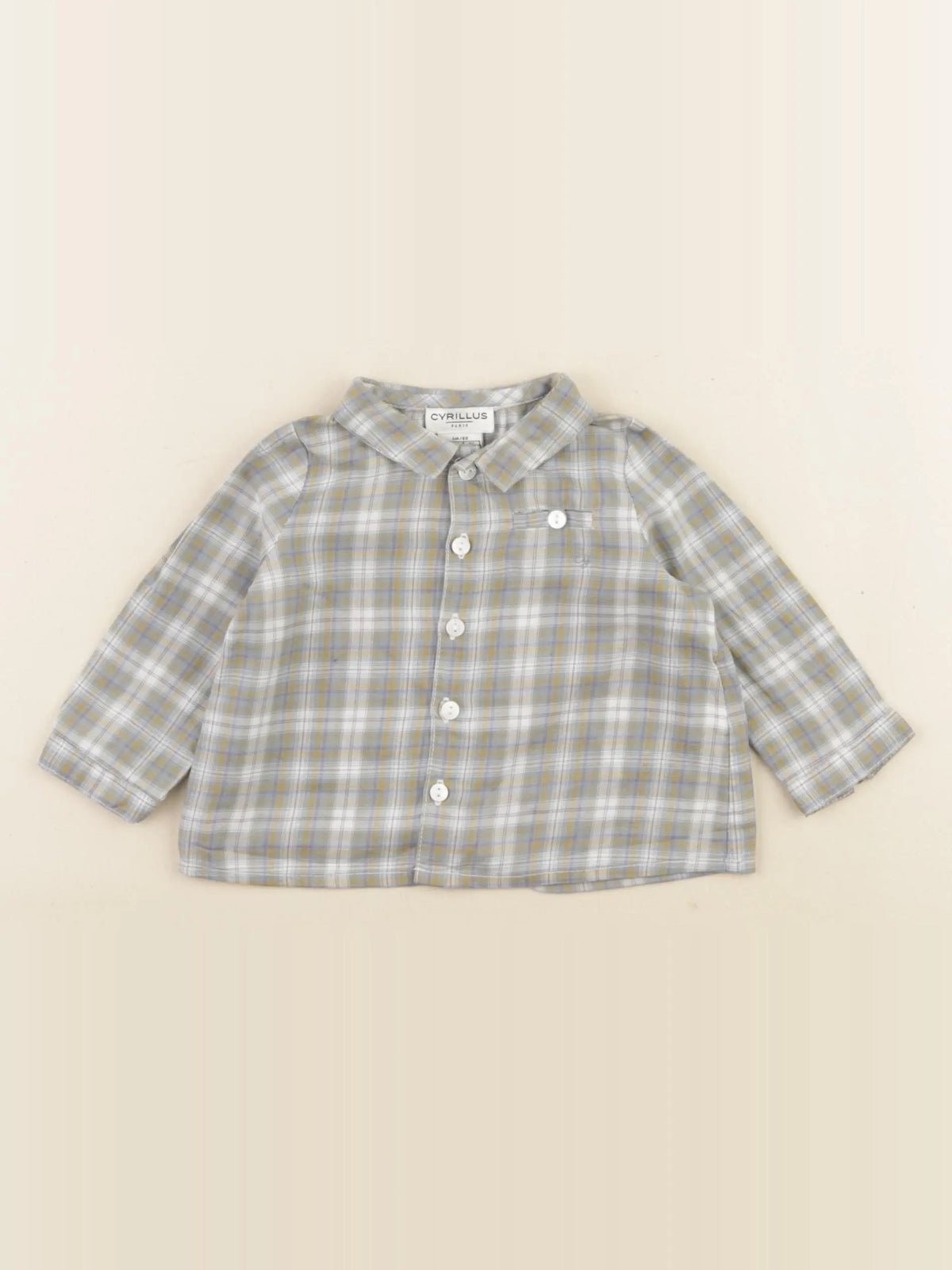 Cyrillus - chemise multicolore - 3 mois