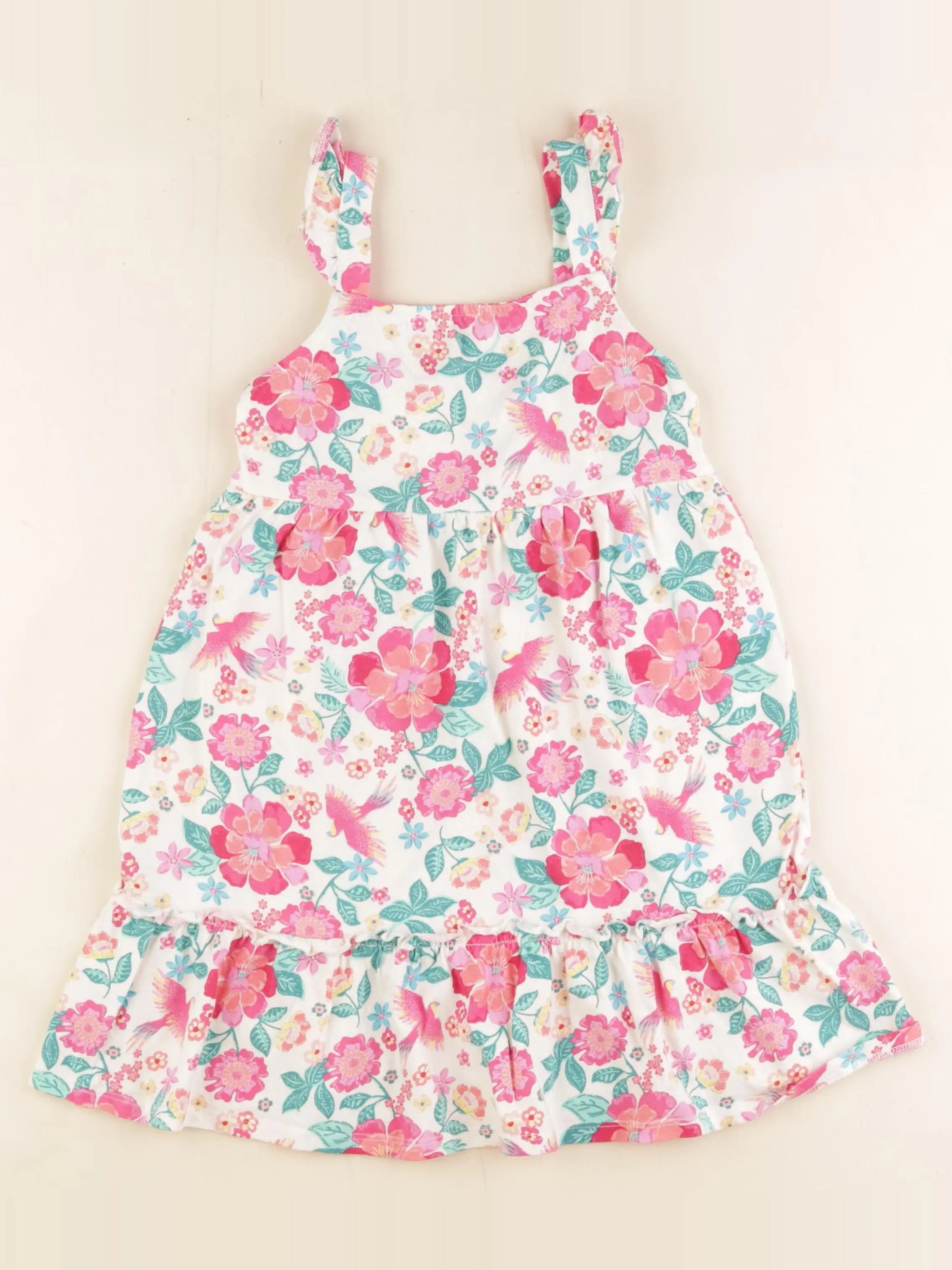 Vertbaudet - robe multicolore - 6 ans