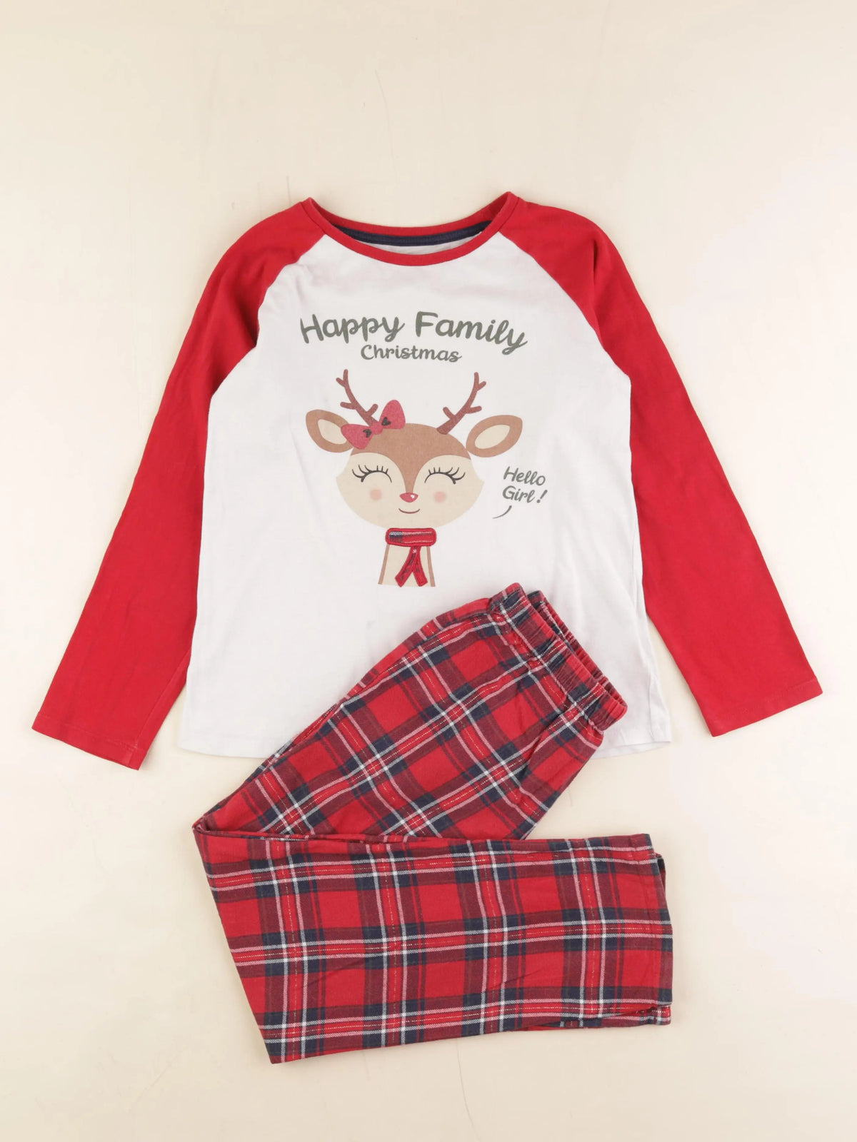 Vertbaudet - pyjama coton multicolore - 10 ans