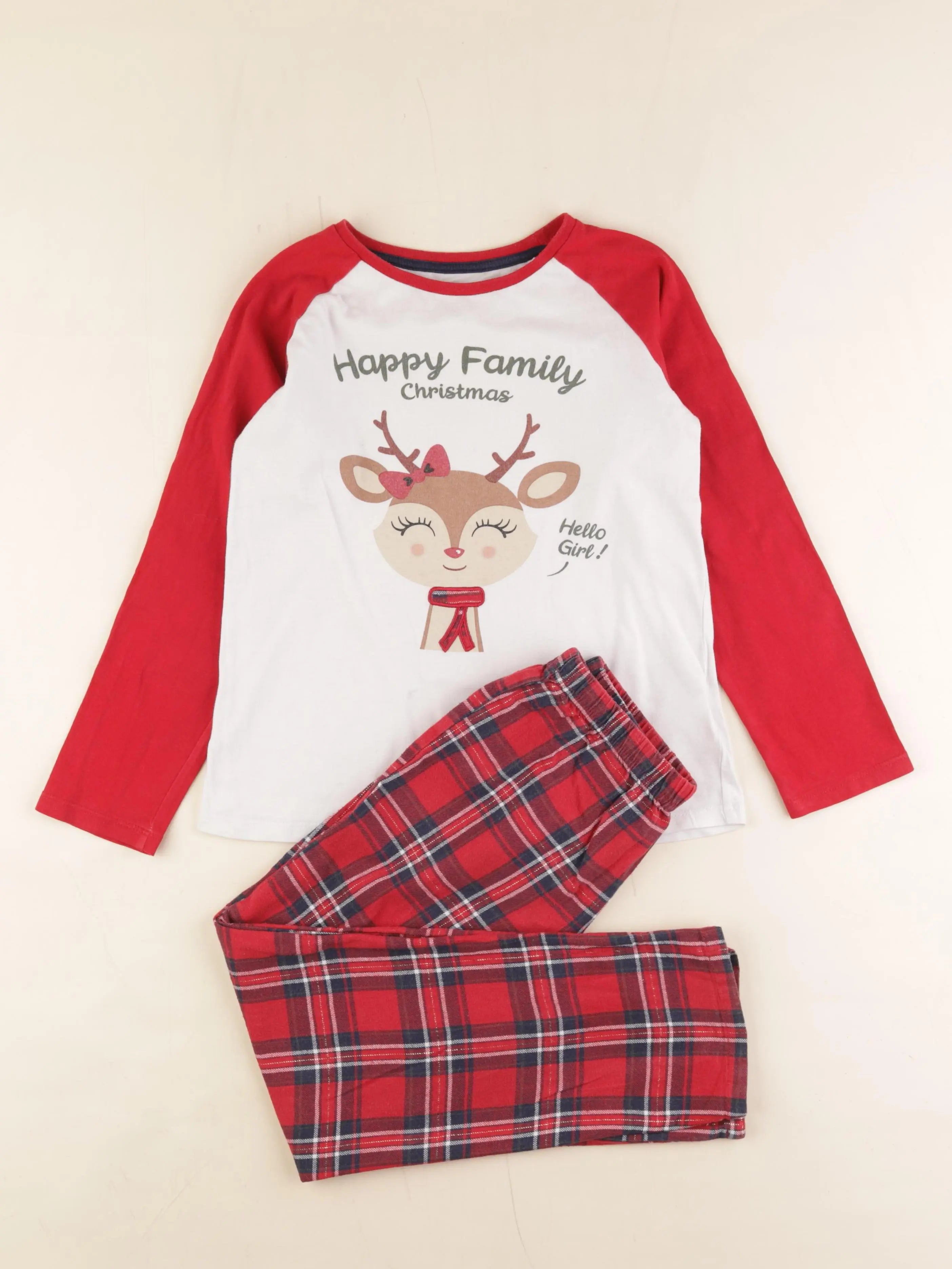 Vertbaudet - pyjama coton multicolore - 10 ans