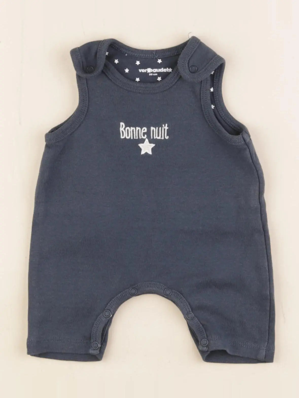 Vertbaudet - combinaison bleu - 0 mois