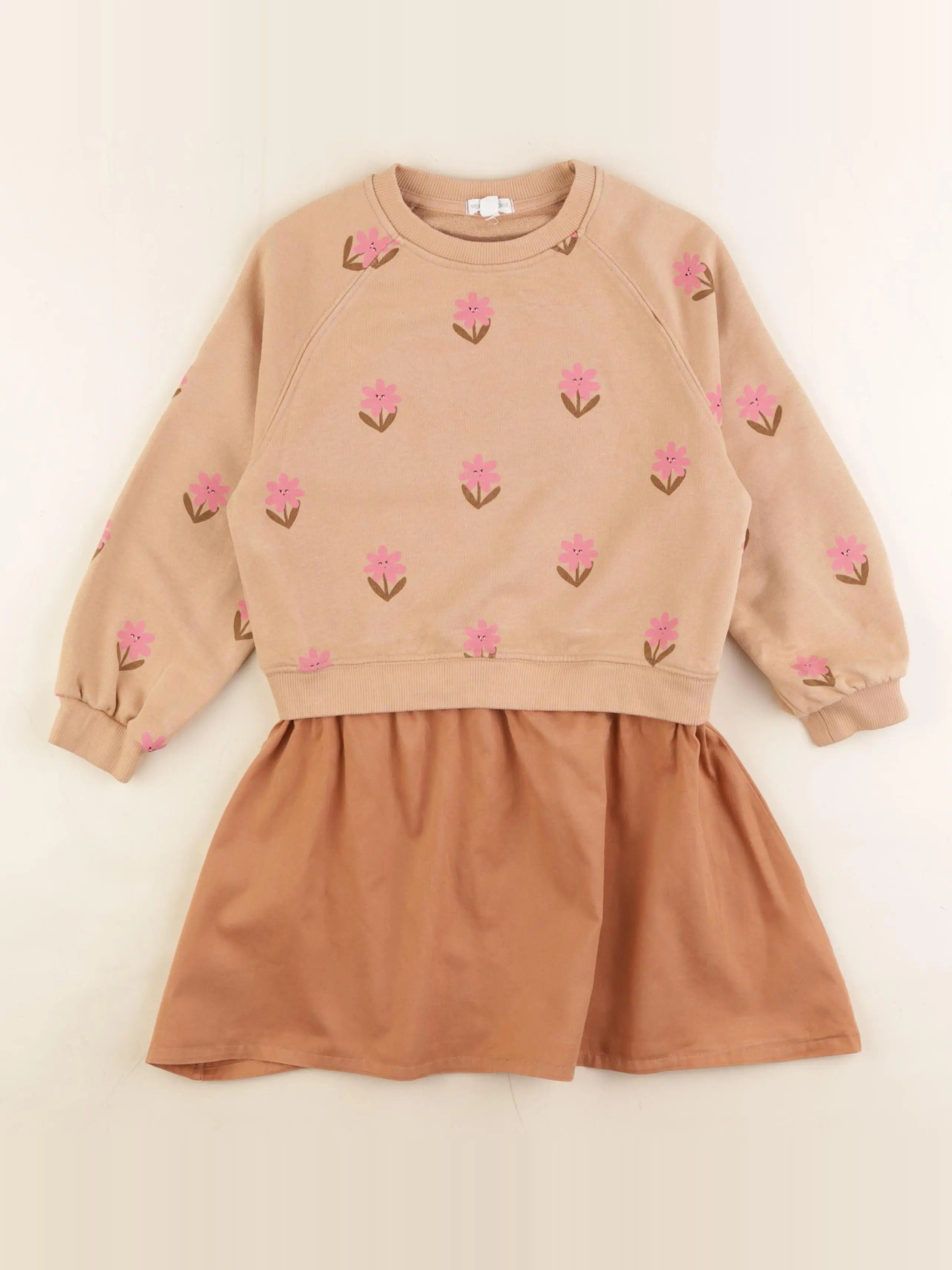 Vertbaudet - robe jaune - 6 ans