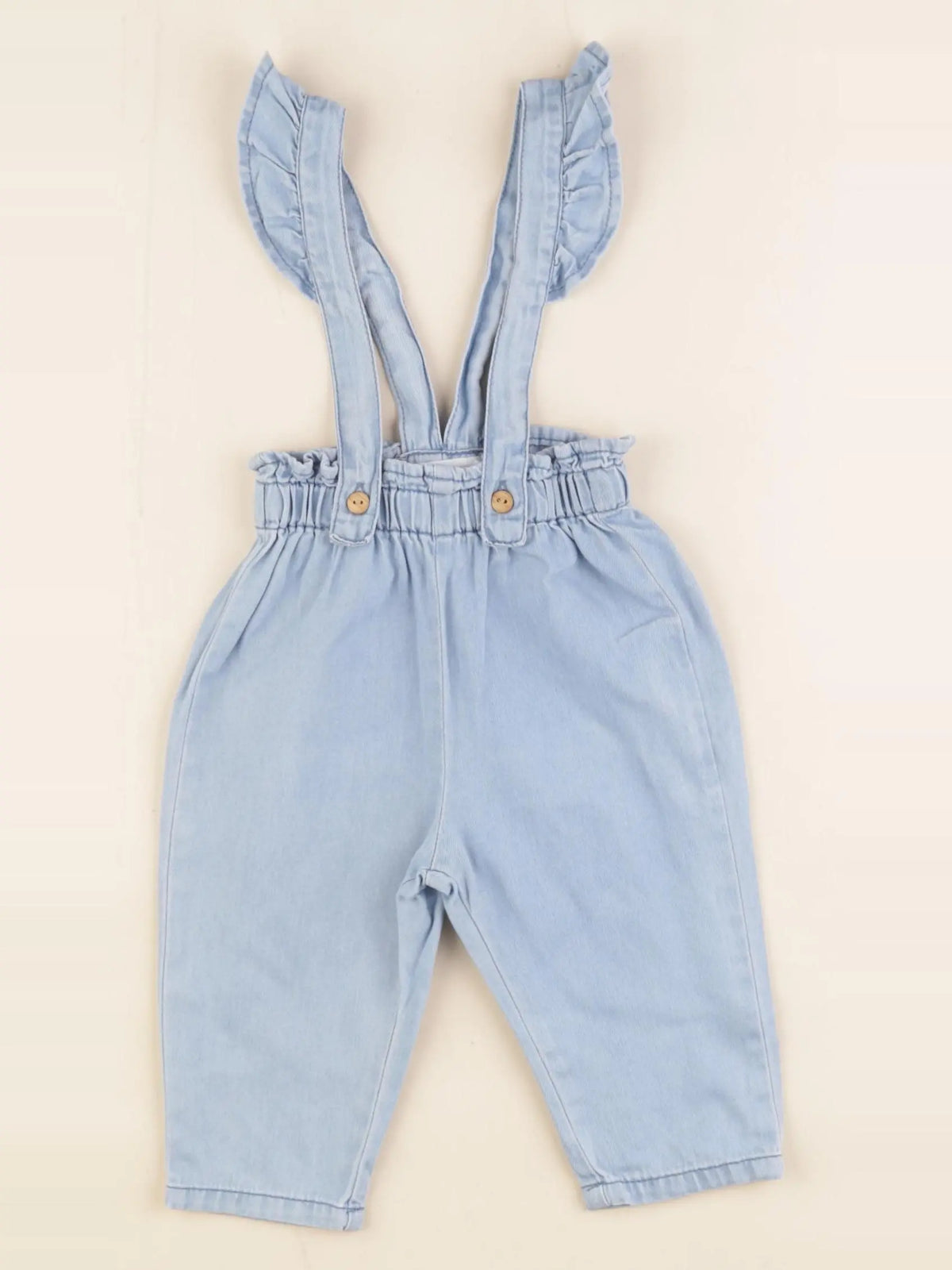 Zara - salopette bleu - 3/6 mois