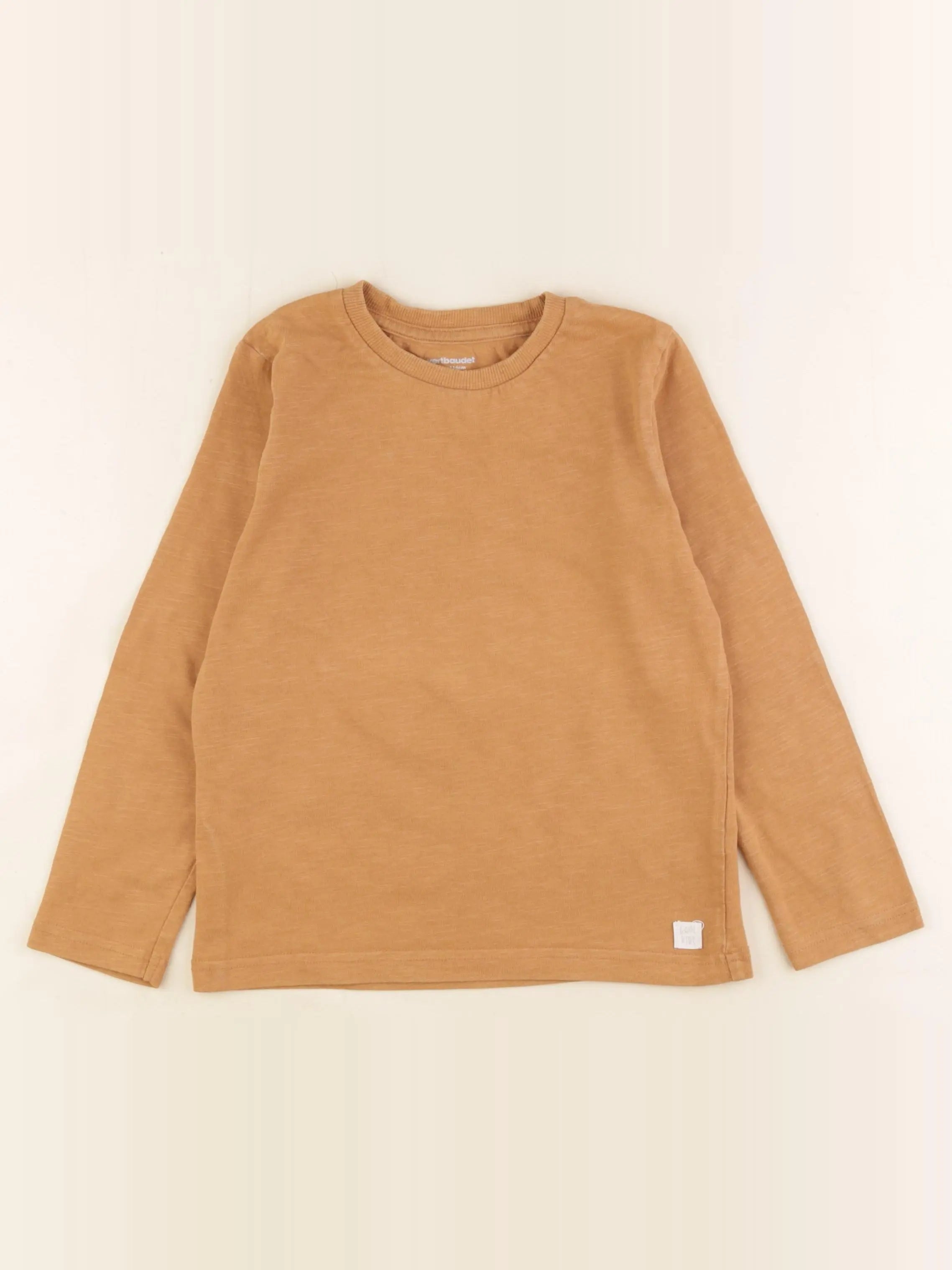 Vertbaudet - tee-shirt orange - 6 ans