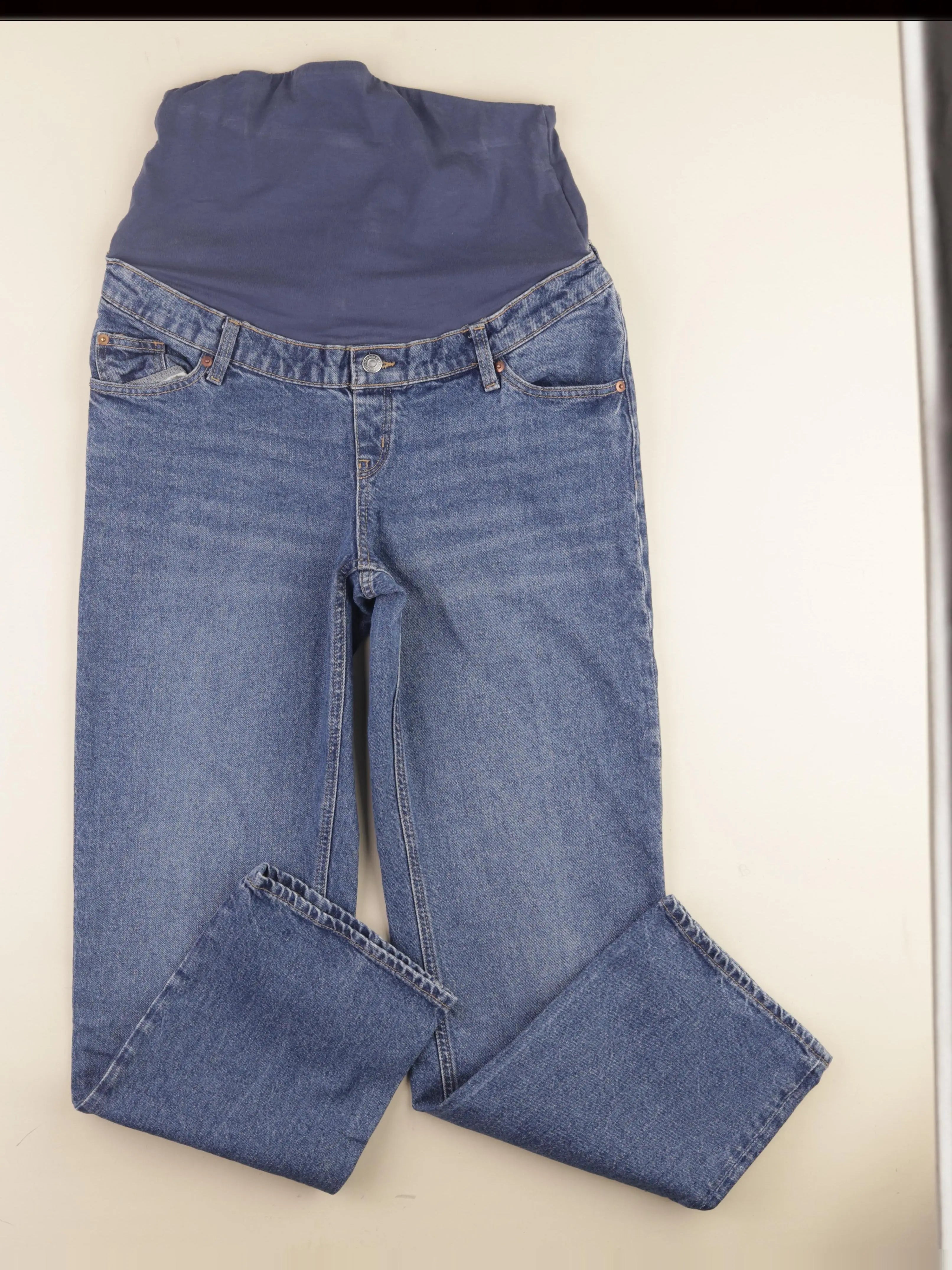 H&M - jean grossesse bleu - m