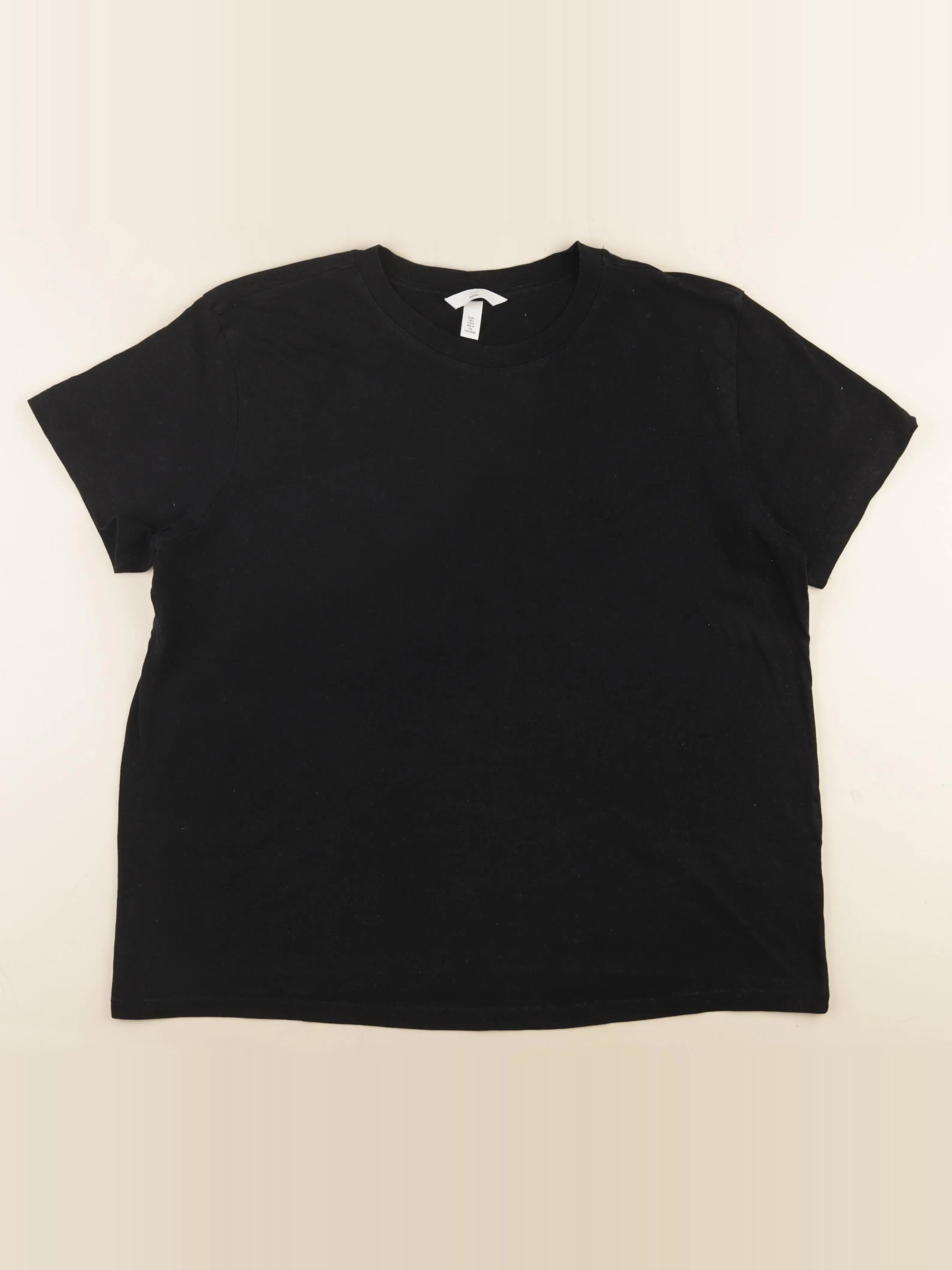 H&M - tee-shirt grossesse noir - l