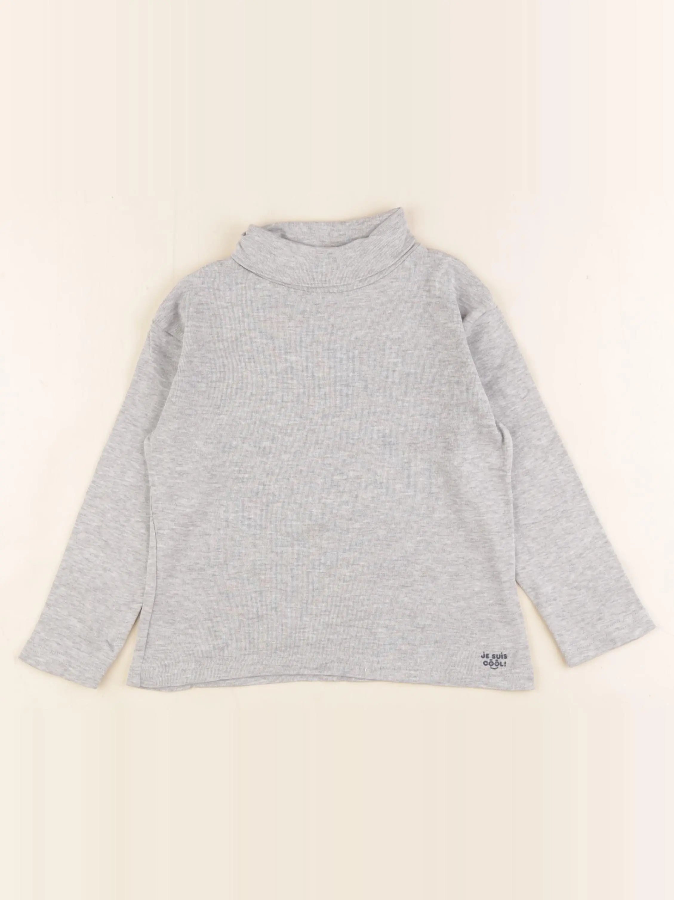 Vertbaudet - sous-pull gris - 4 ans
