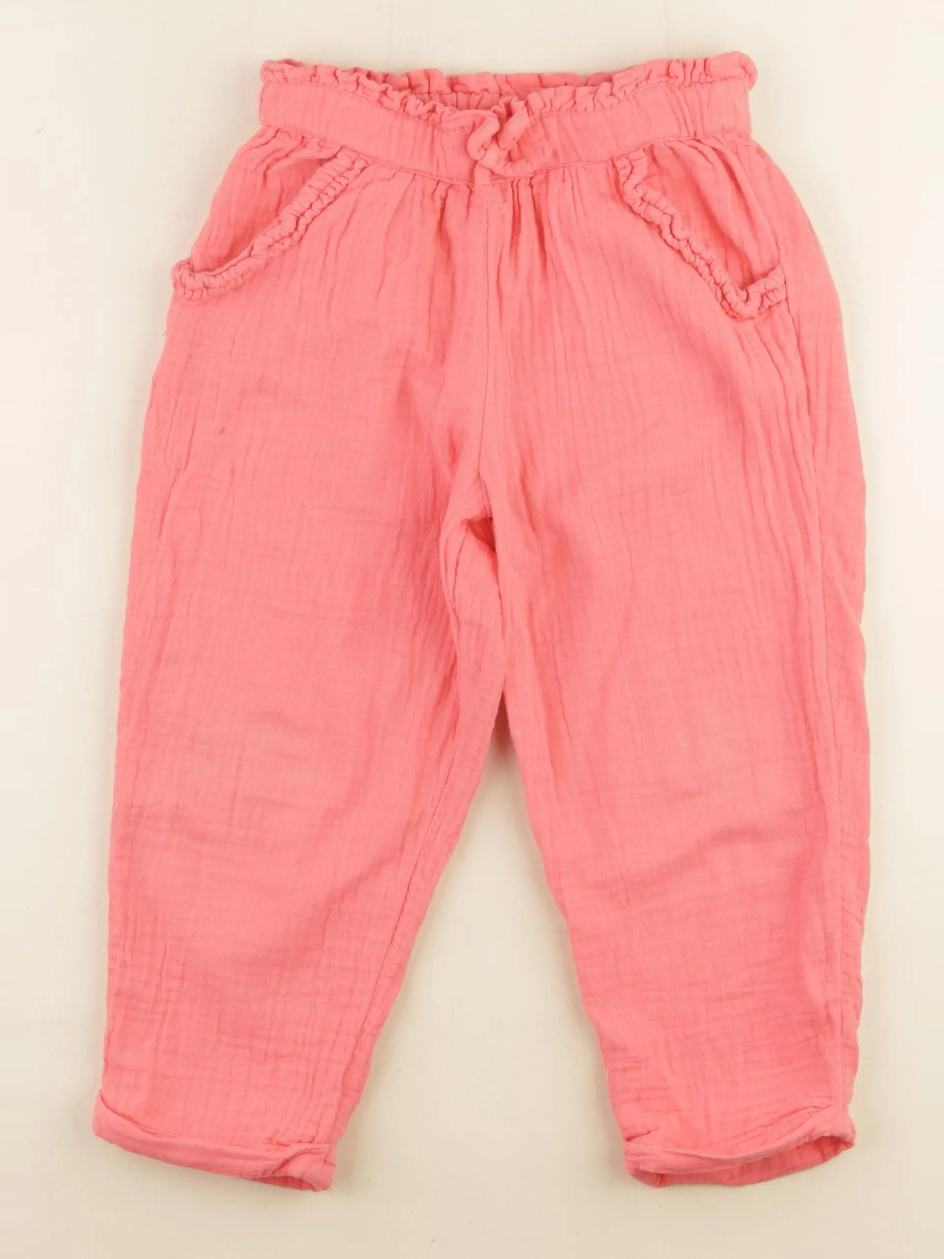 Vertbaudet - pantalon rose - 6 ans