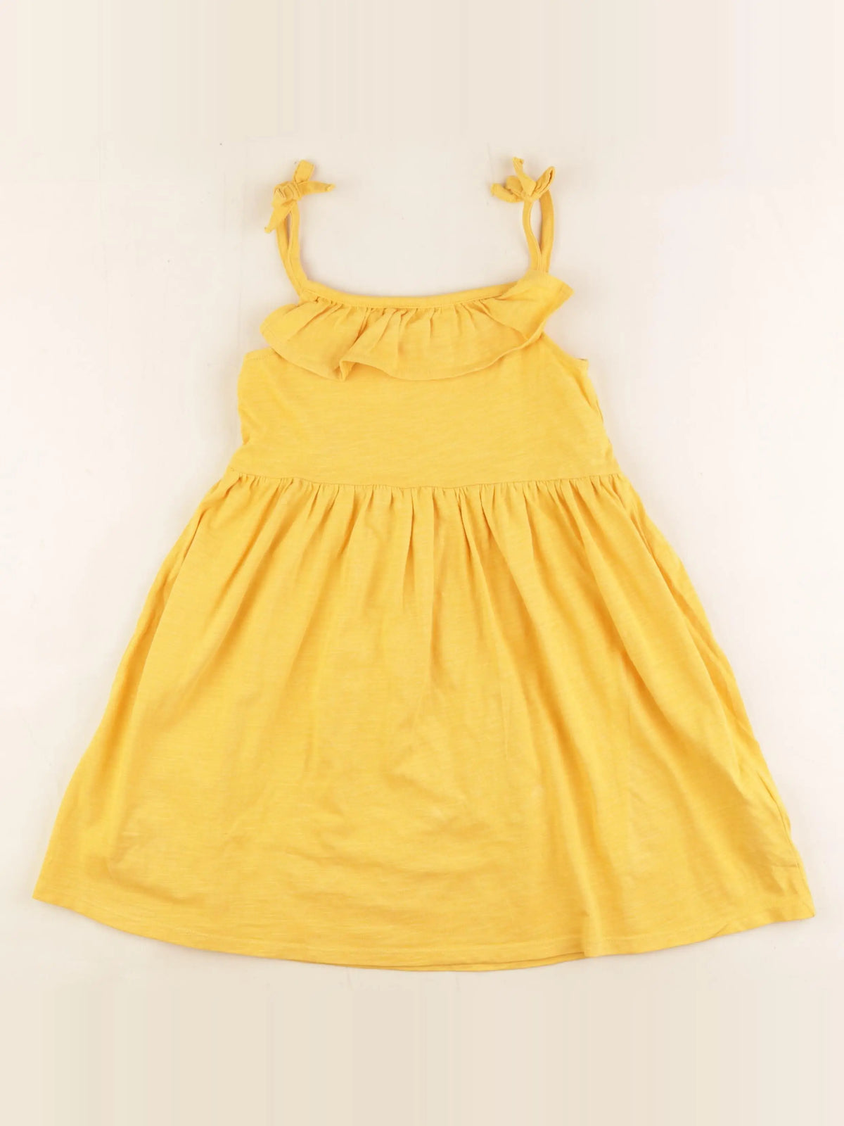 Vertbaudet - robe jaune - 6 ans