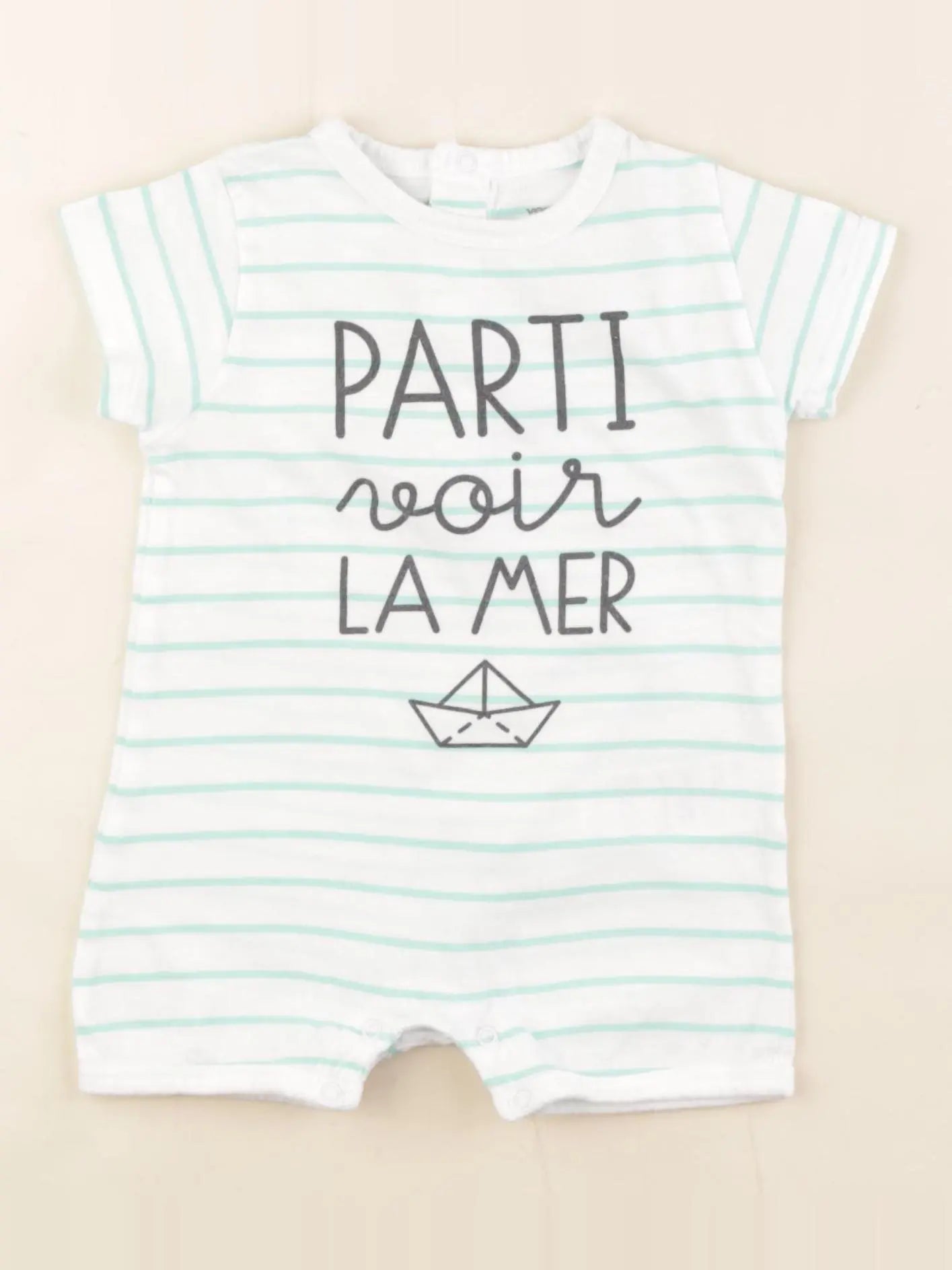 Vertbaudet - pyjama coton multicolore - 9 mois