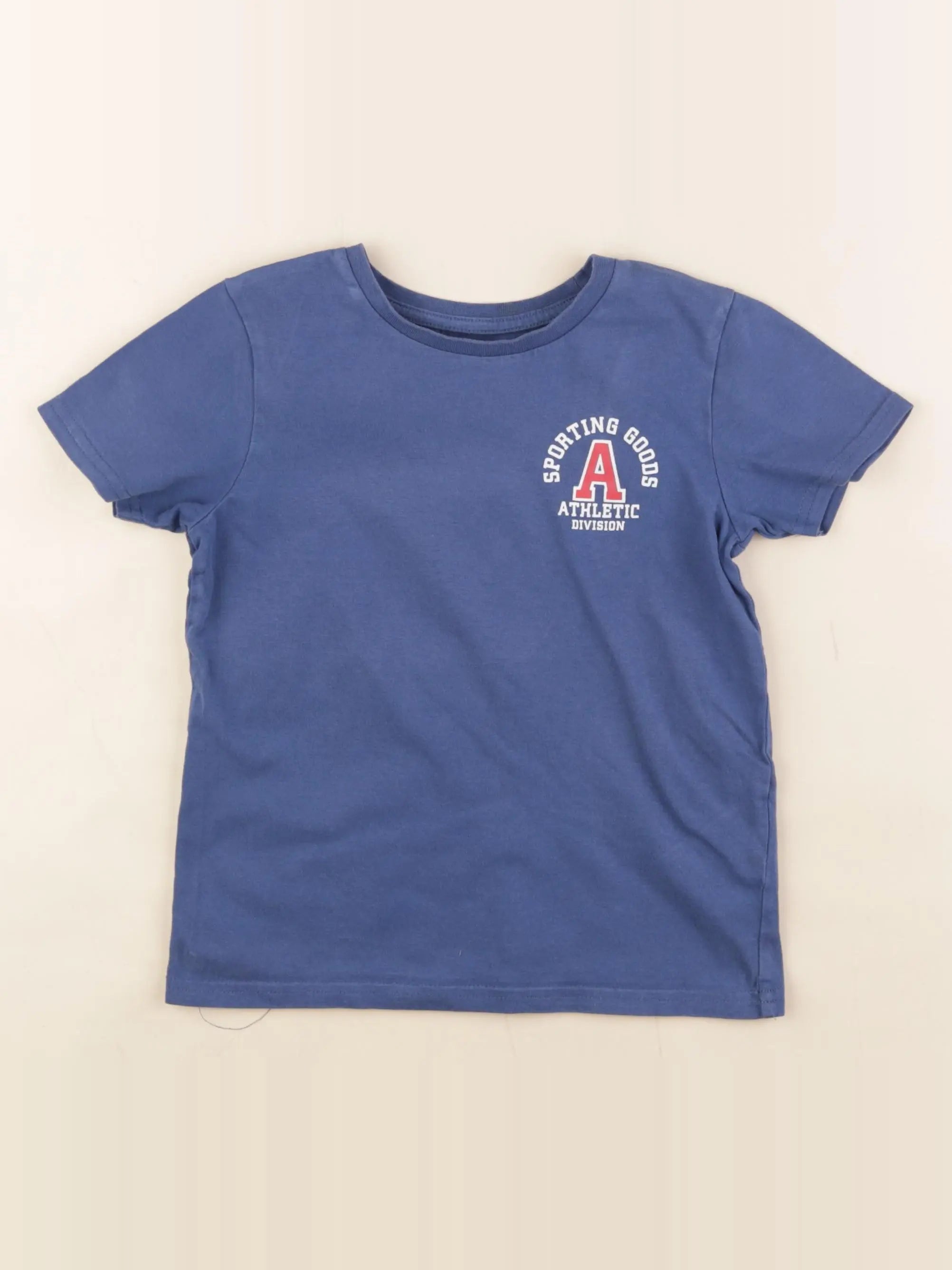 Vertbaudet - tee-shirt bleu - 6 ans