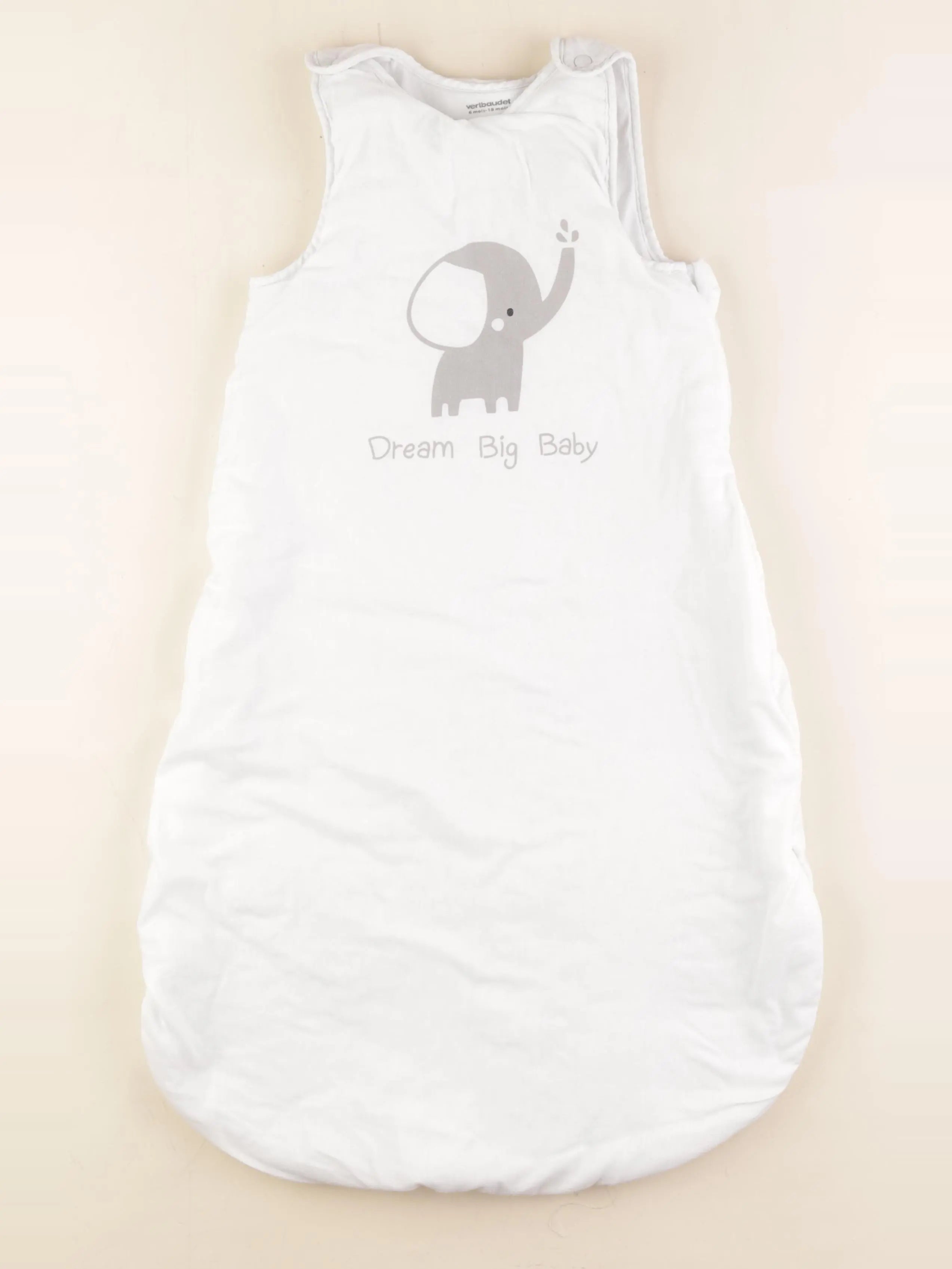 Vertbaudet - gigoteuse blanc - 0/6 mois