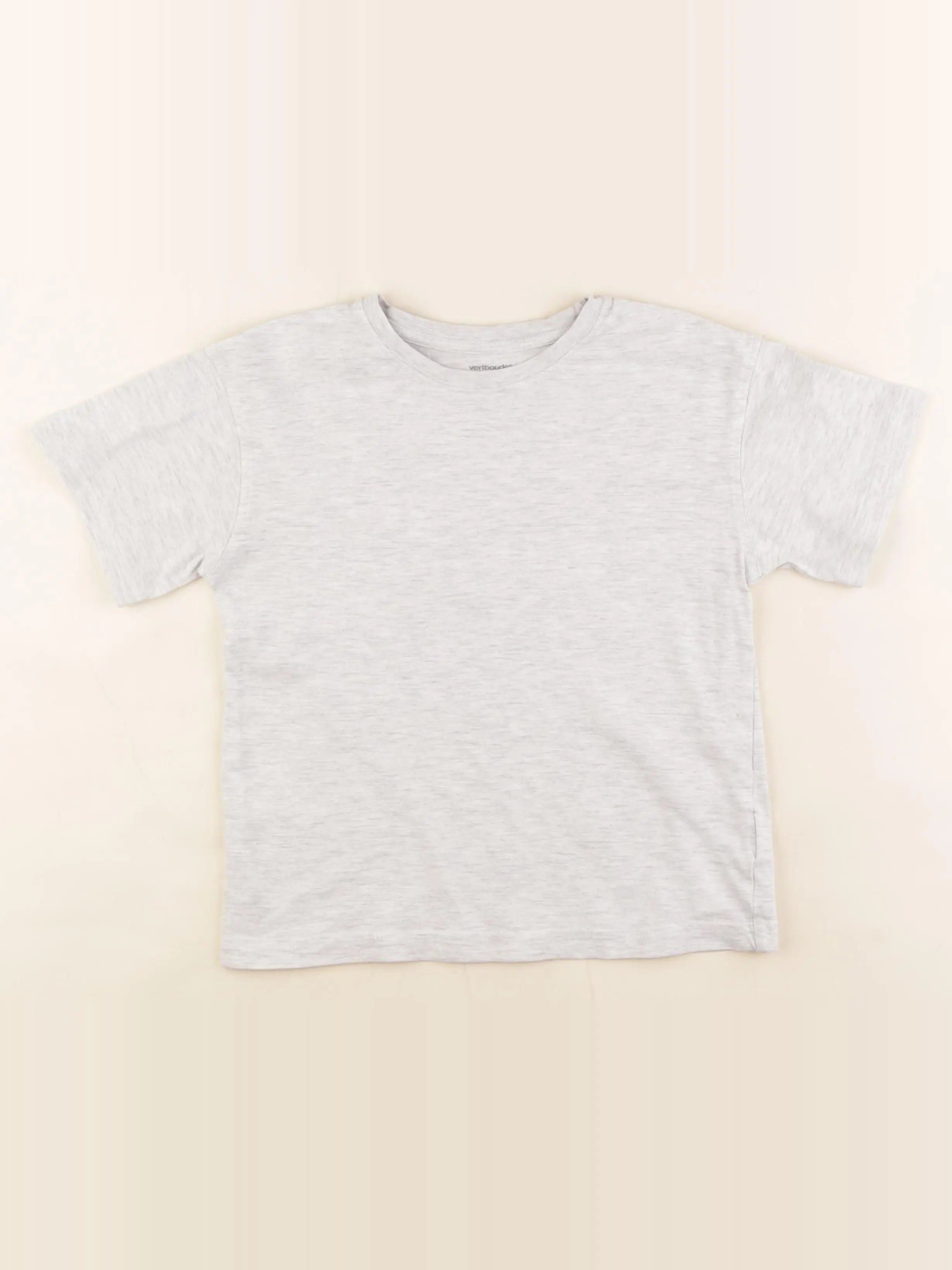 Vertbaudet - tee-shirt gris - 8 ans