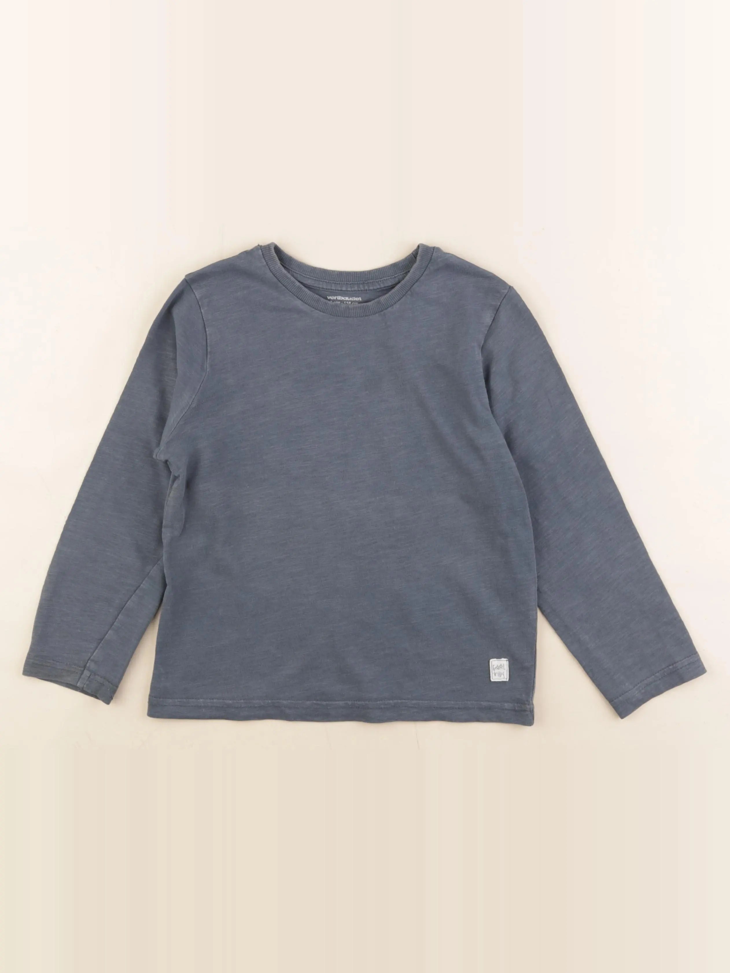 Vertbaudet - tee-shirt bleu - 6 ans