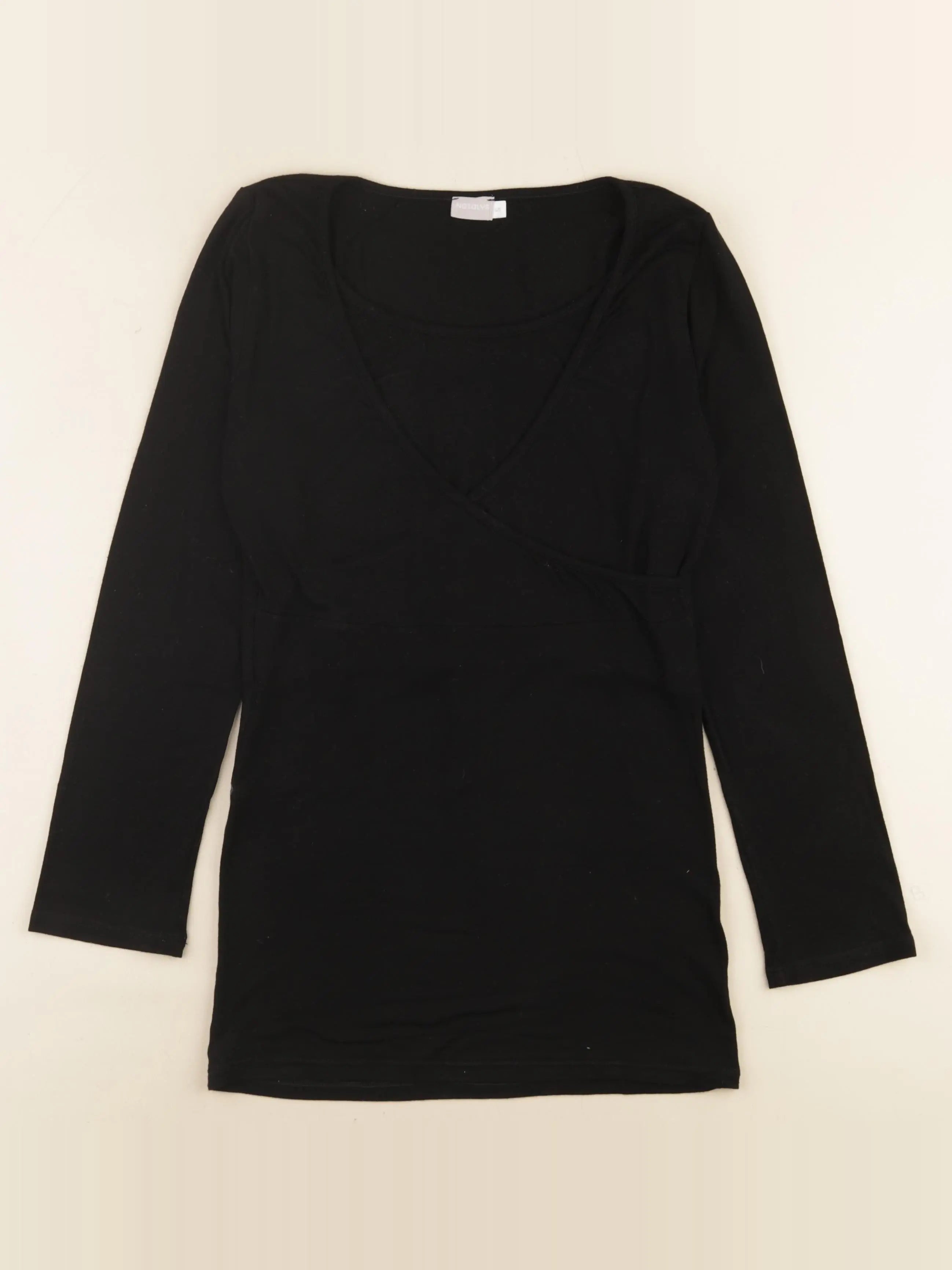 Natalys maternité - tee-shirt allaitement noir - S