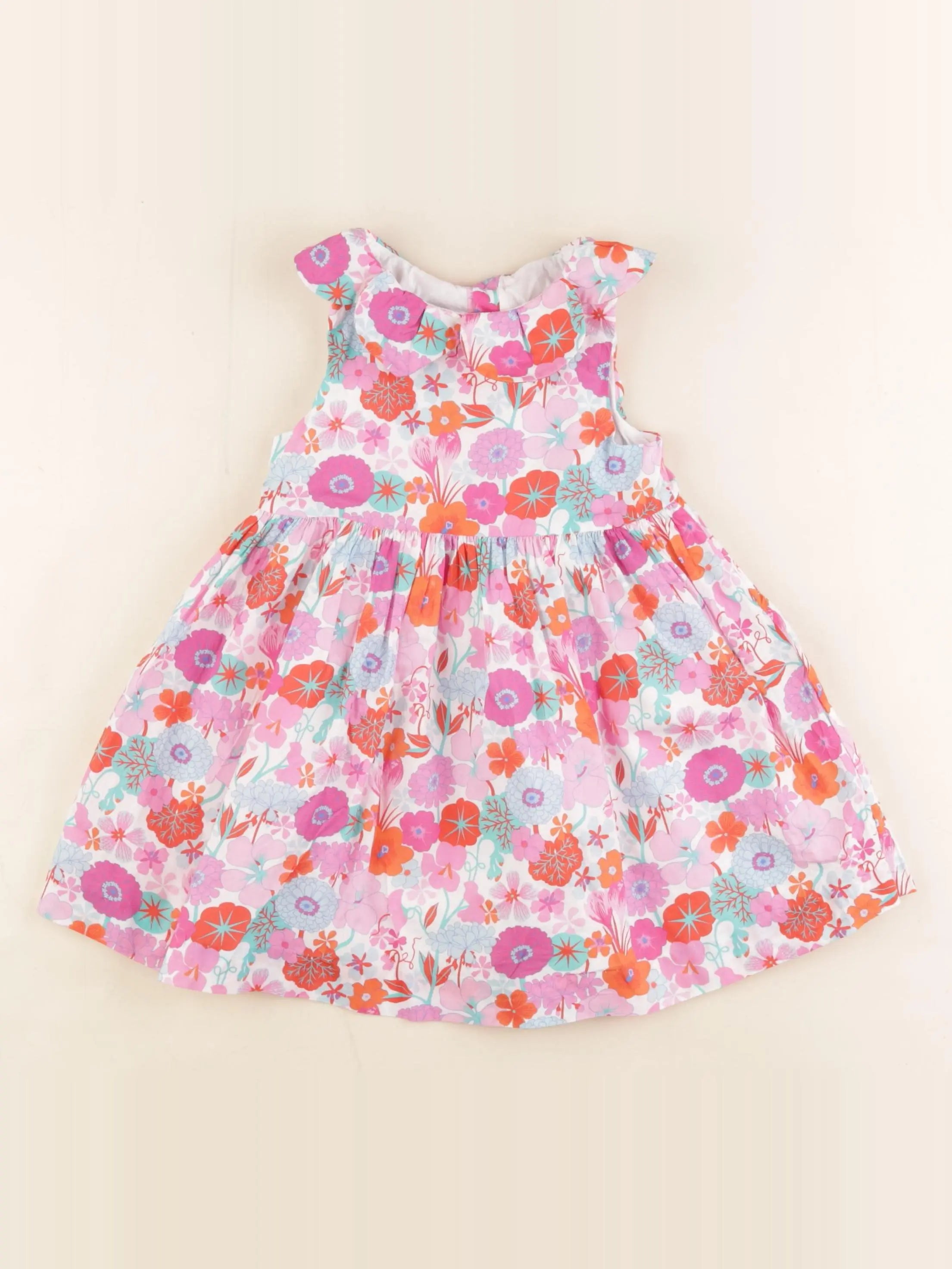 Jacadi - robe liberty multicolore - 24 mois