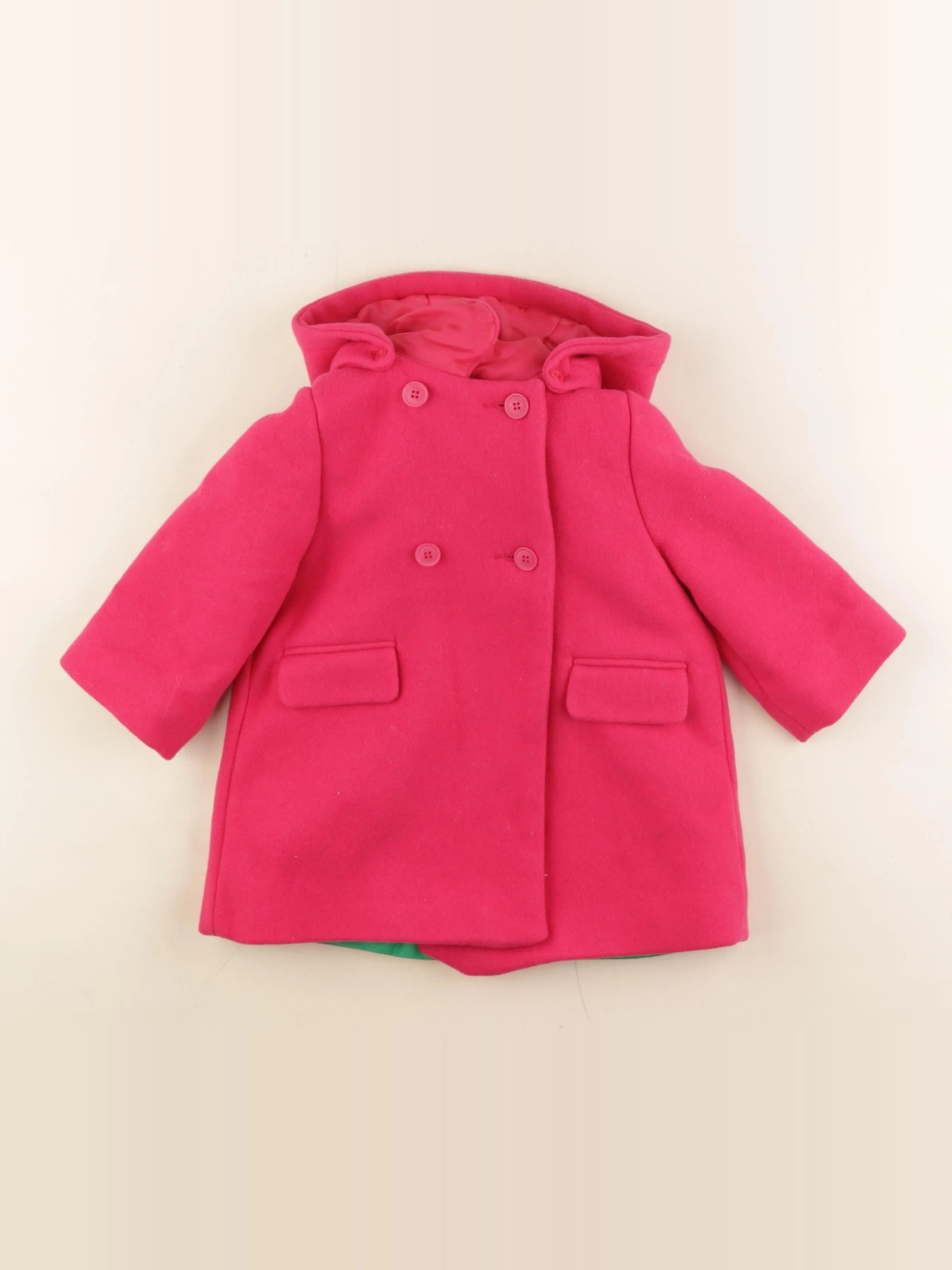 Jacadi - manteau rose - 24 mois