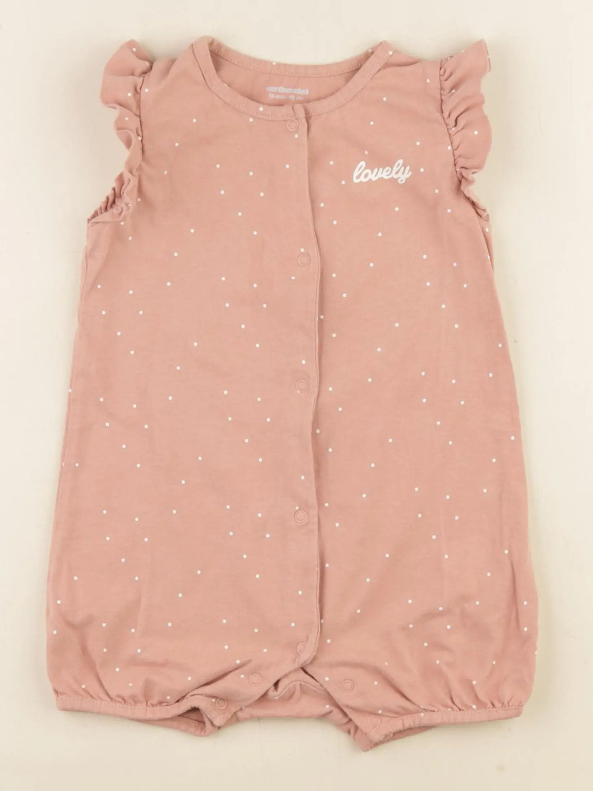 Vertbaudet - combinaison rose - 18 mois