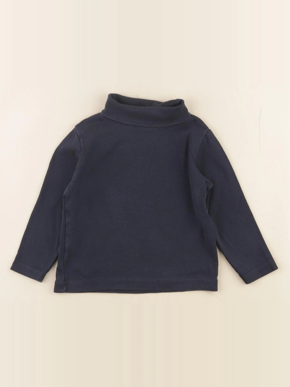 Vertbaudet - sous-pull coton bleu - 3 ans