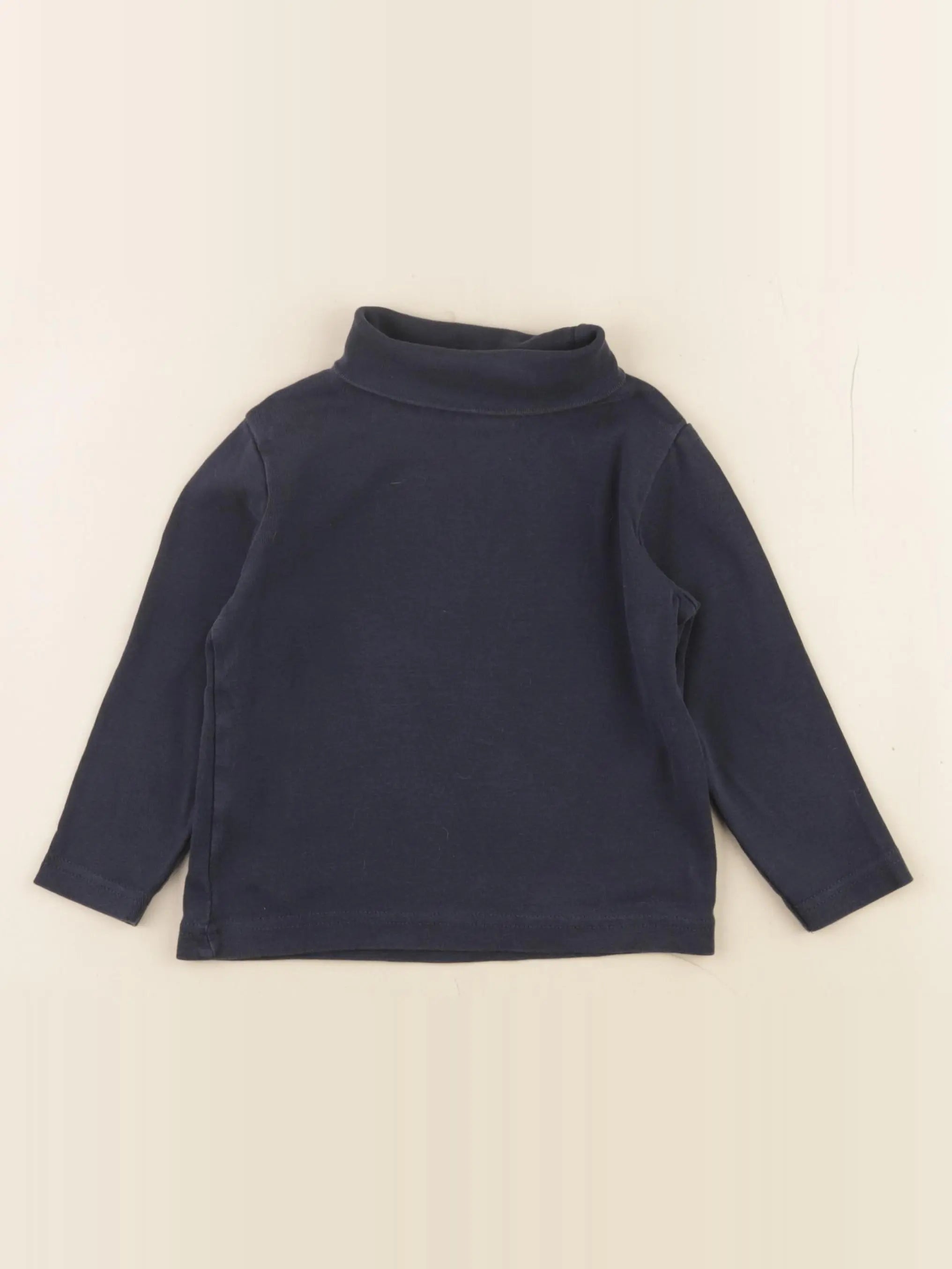Vertbaudet - sous-pull coton bleu - 3 ans