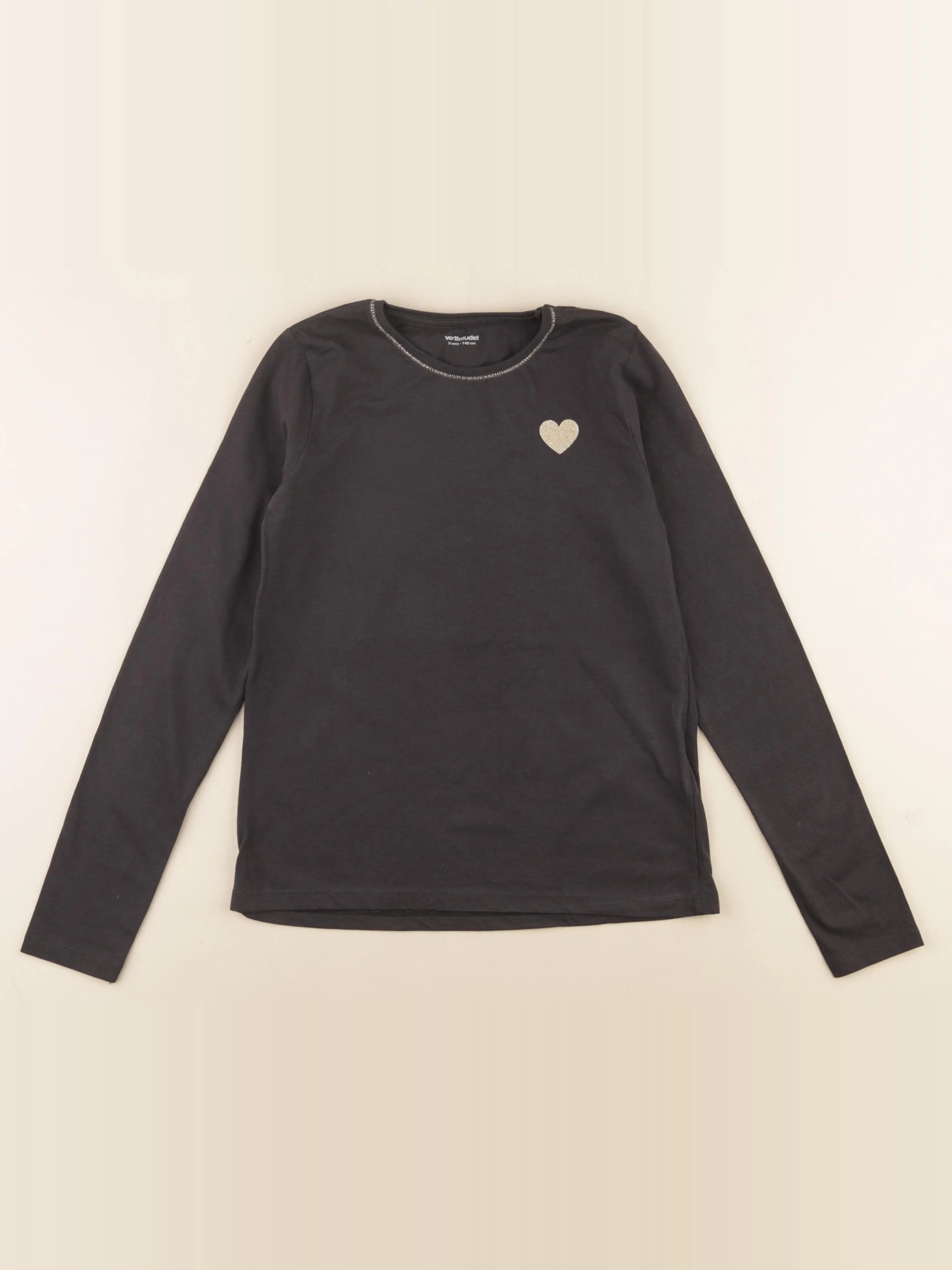 Vertbaudet - tee-shirt gris - 10 ans