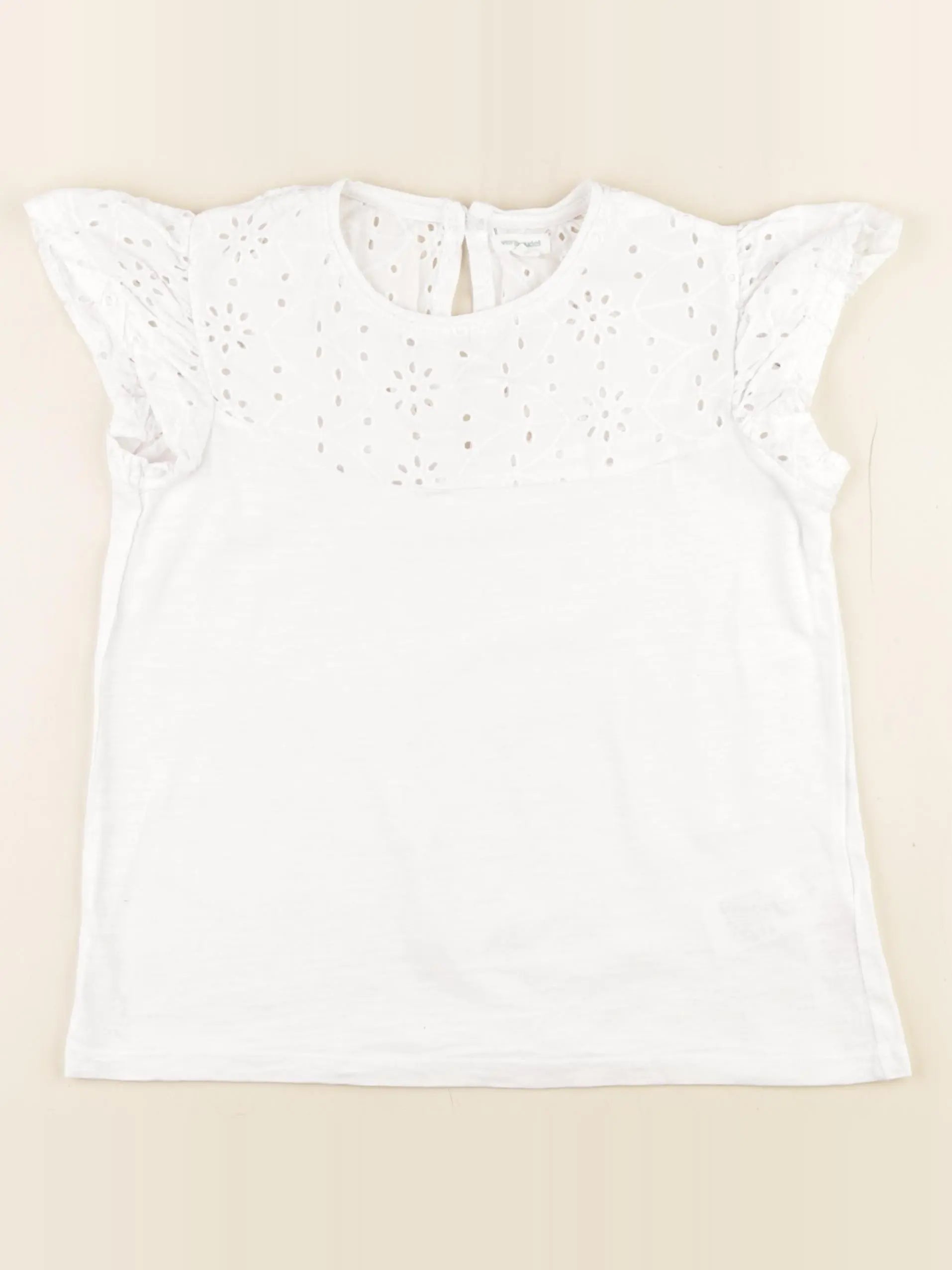 Vertbaudet - tee-shirt blanc - 10 ans