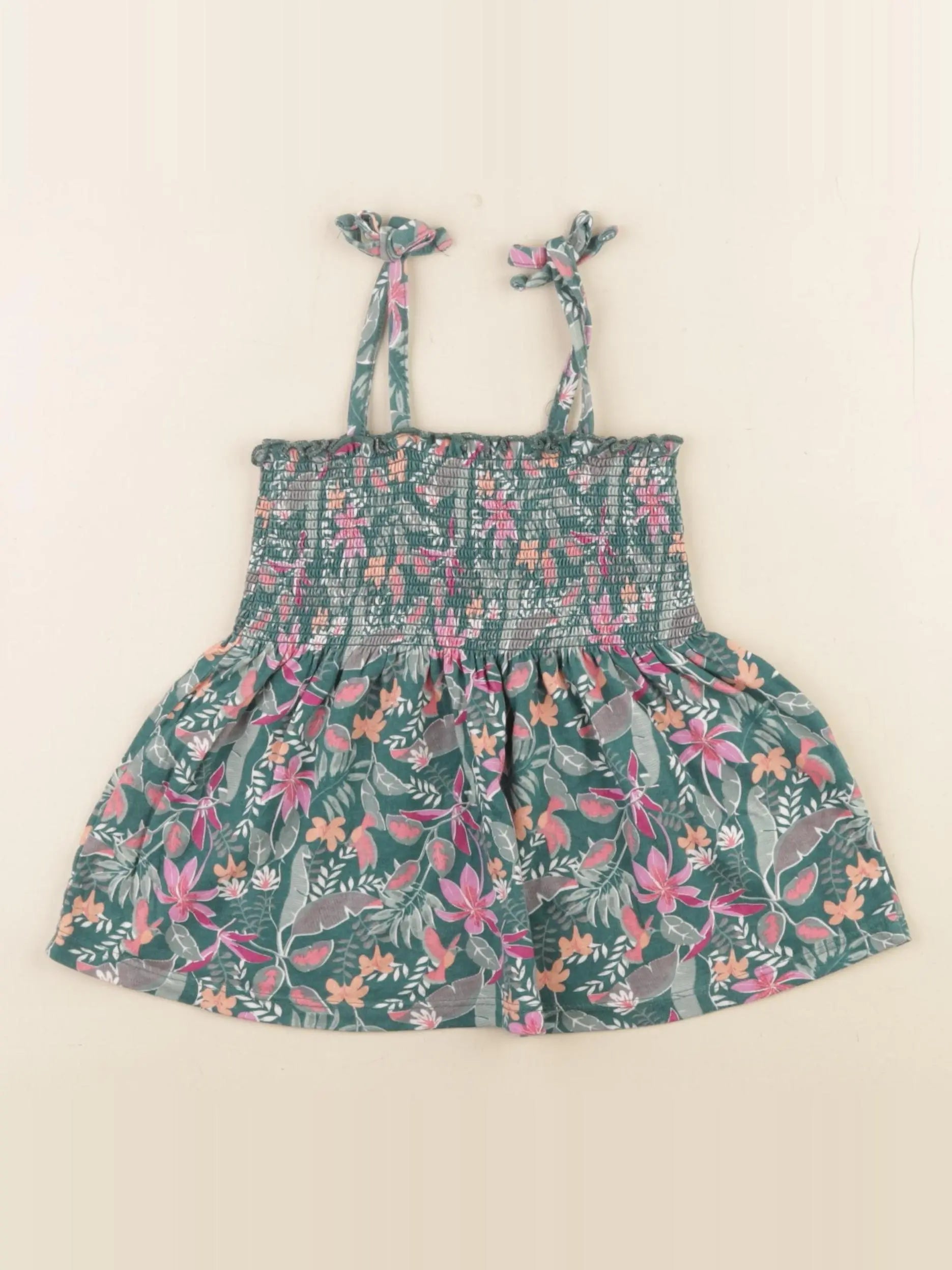 Vertbaudet - débardeur vert - 6 ans