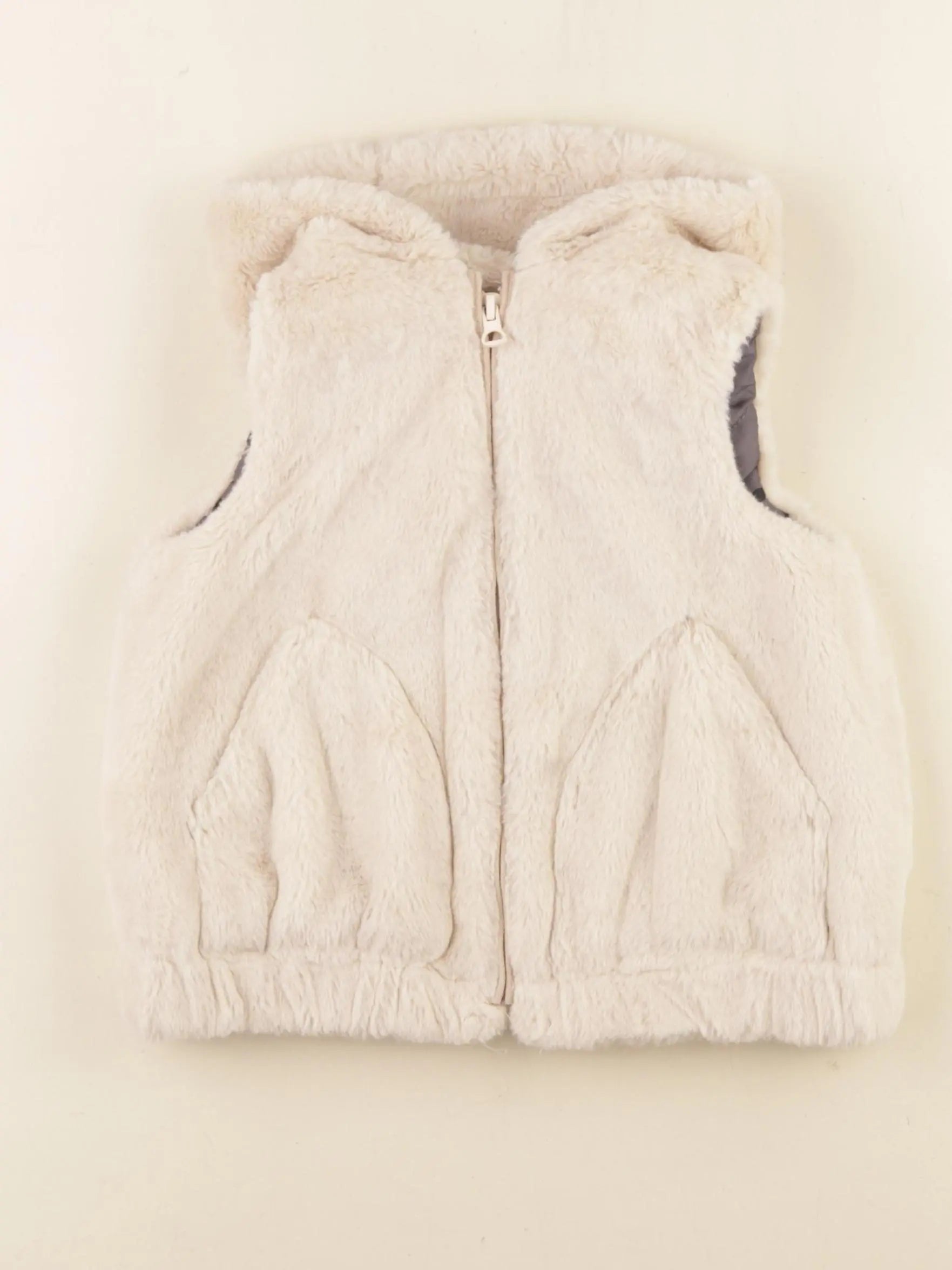 Zara - doudoune beige - 2/3 ans