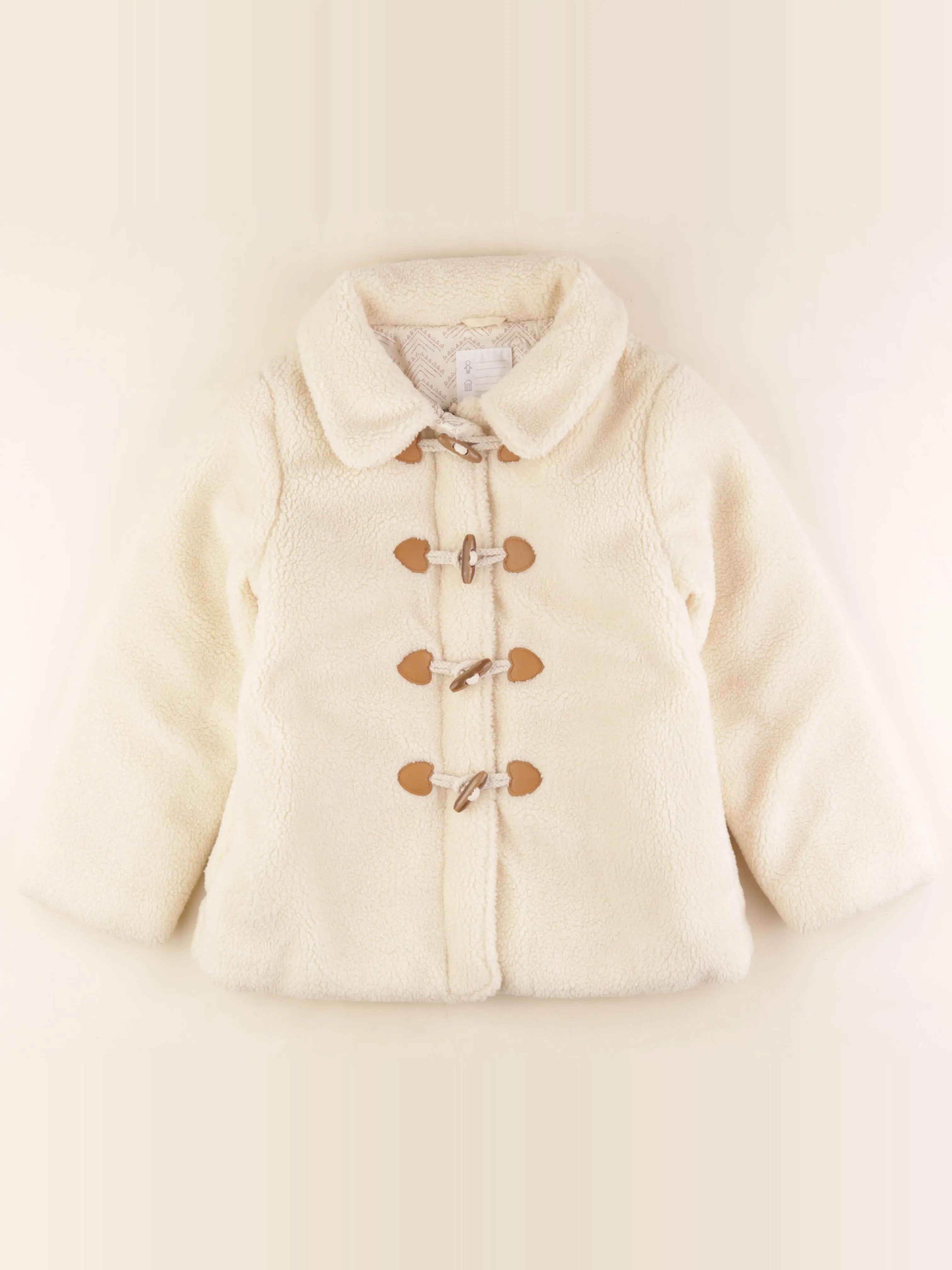 Vertbaudet - manteau beige - 9 ans