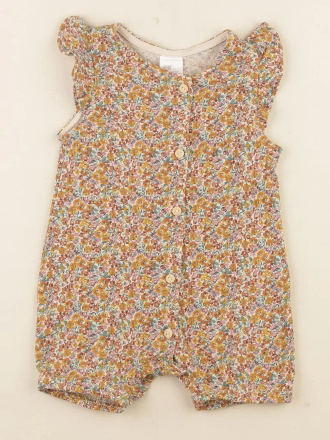 H&M - combinaison multicolore - 1/2 mois