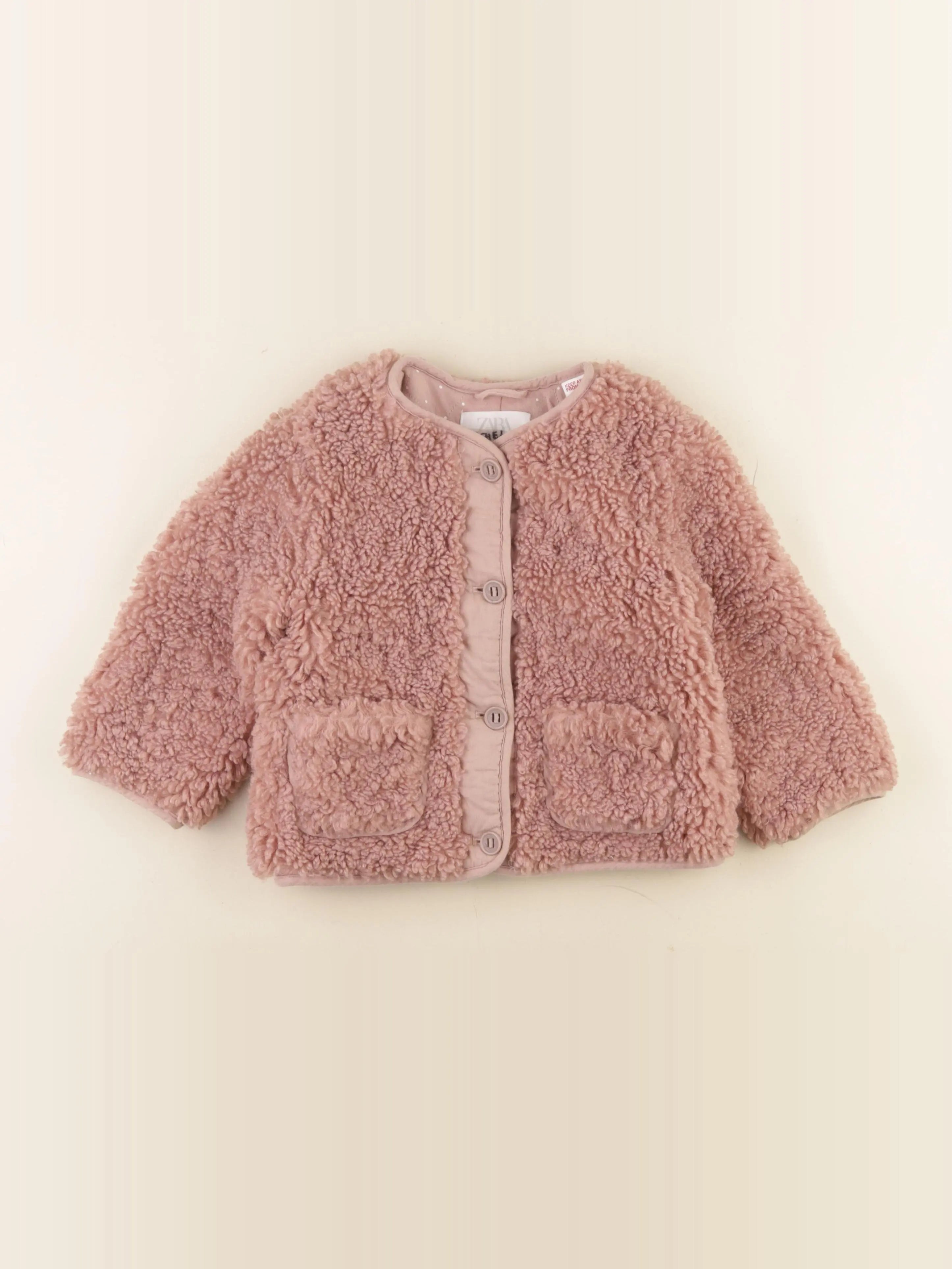 Zara - veste rose - 2/3 ans