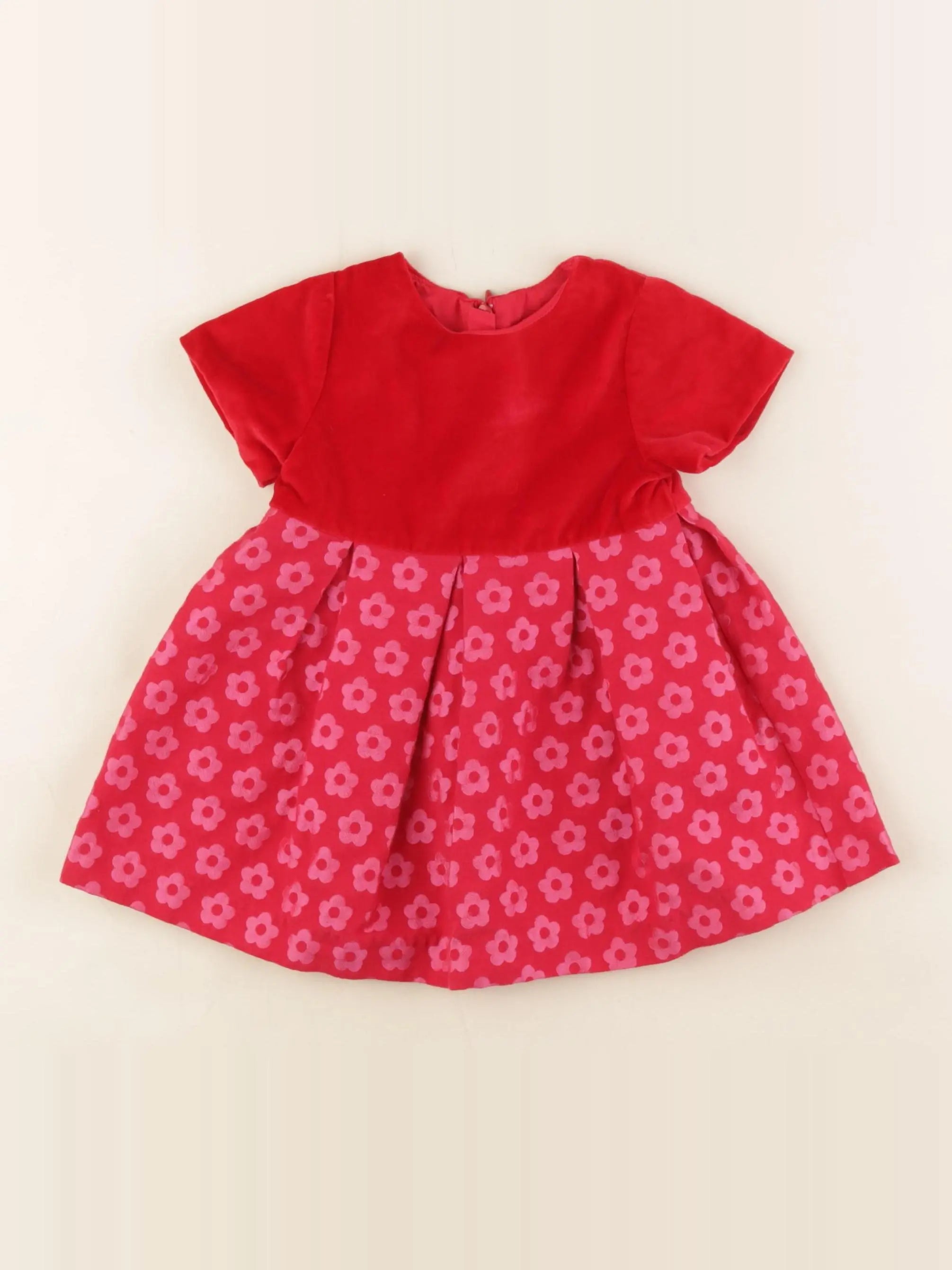 Jacadi - robe rouge - 6 mois